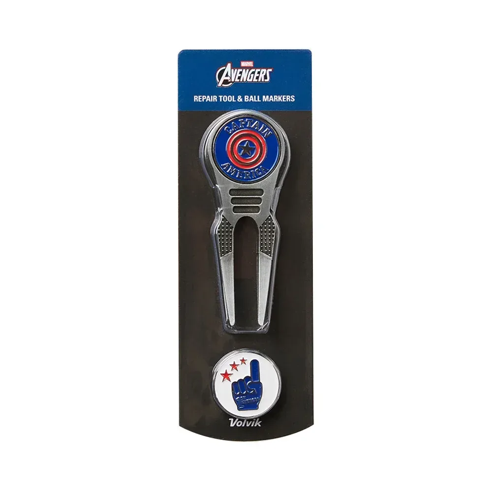 Marvel Captain America Divot Tool w/ Ball Marker