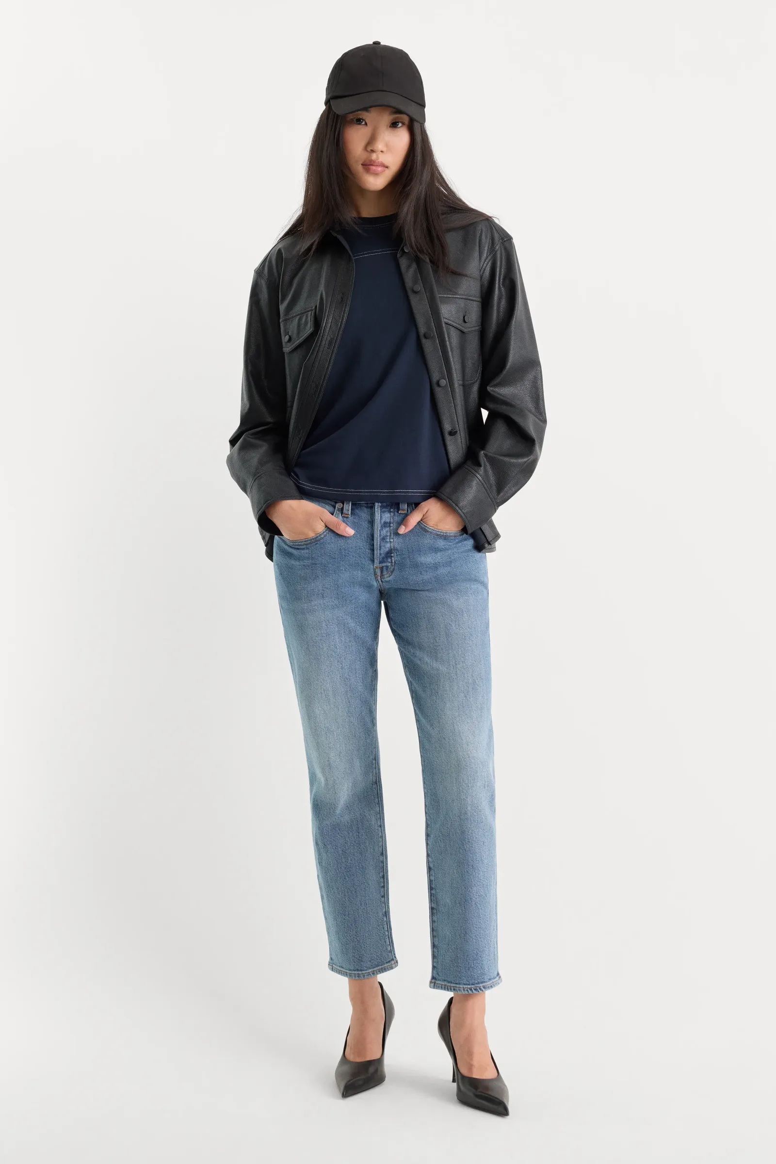 VINTAGE STRAIGHT ANKLE JEANS – SAVOR