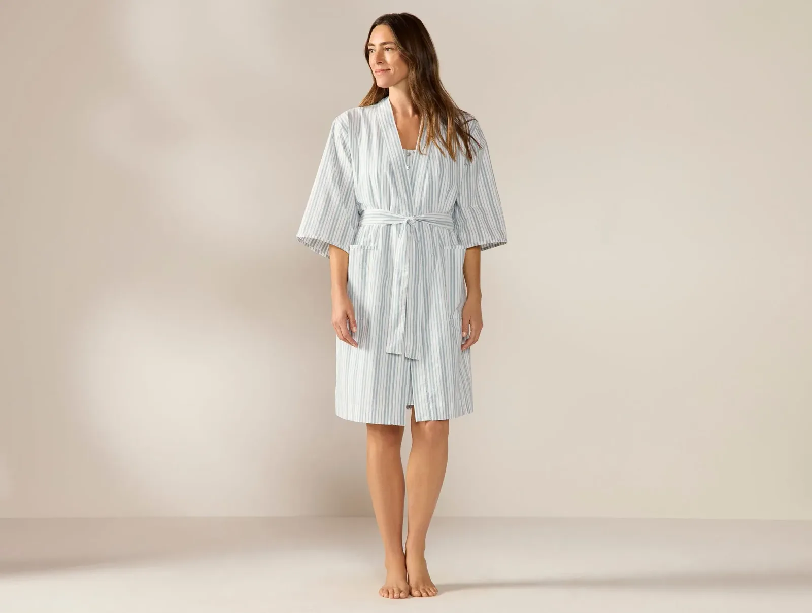 Women's Isla Organic Cotton Robe – Renewed