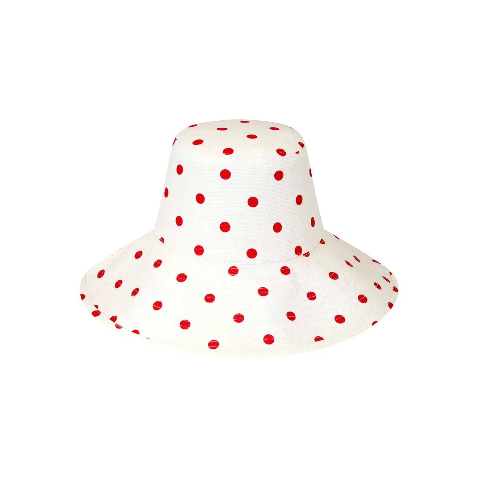 Holiday Bucket – Polka Dot Red
