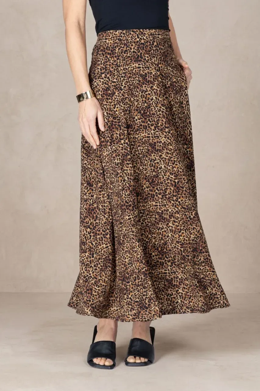 Portofino Skirt: Leopard