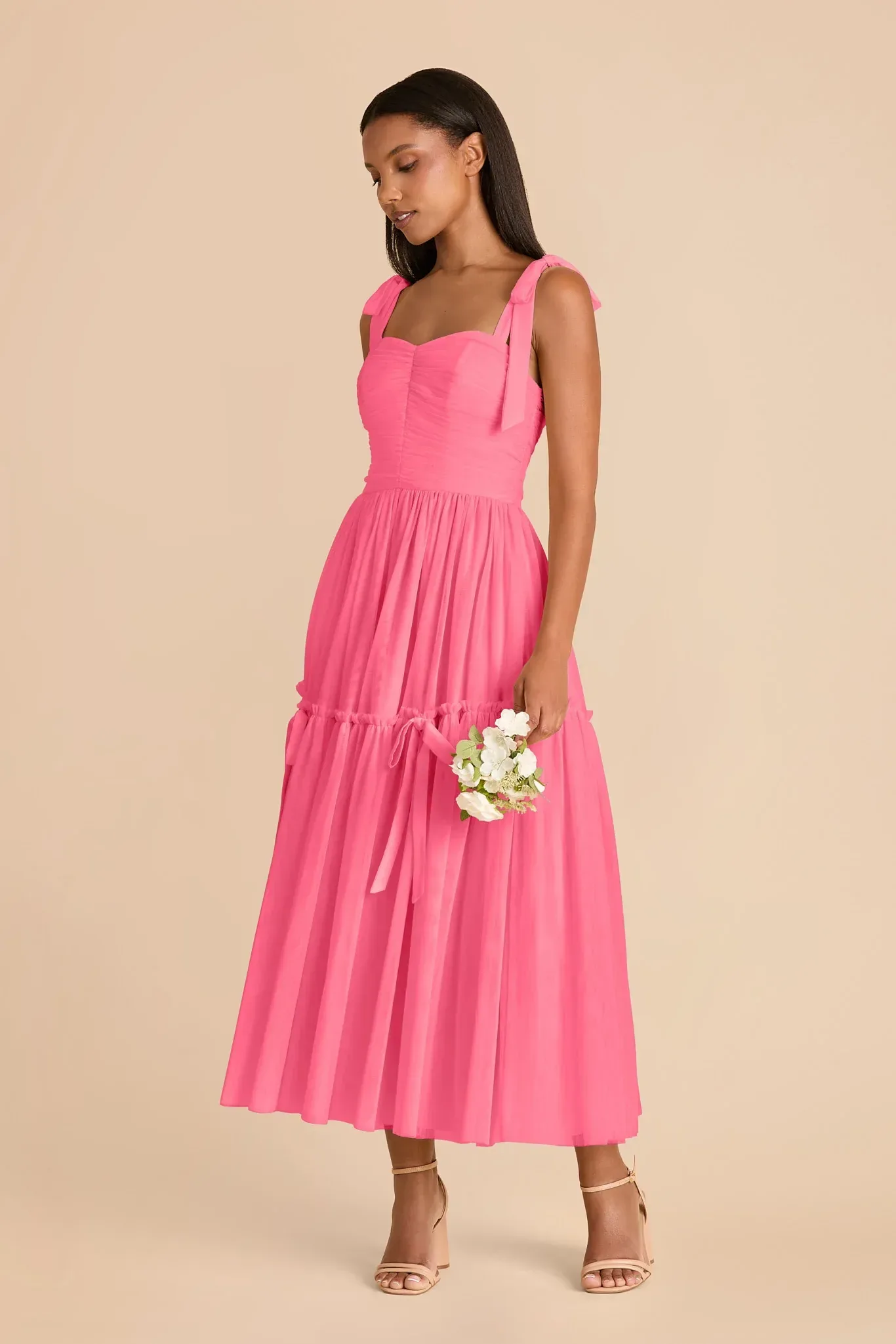 Ariella Tulle Dress – Bon Bon Pink