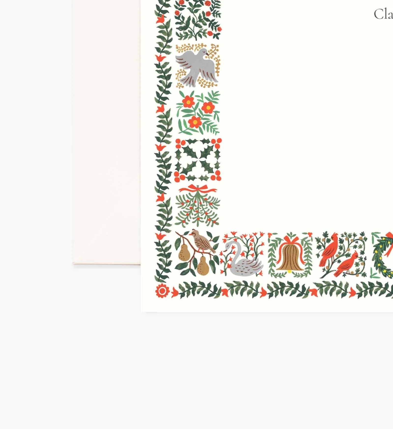 Holiday Personalized Stationery – Christmastide