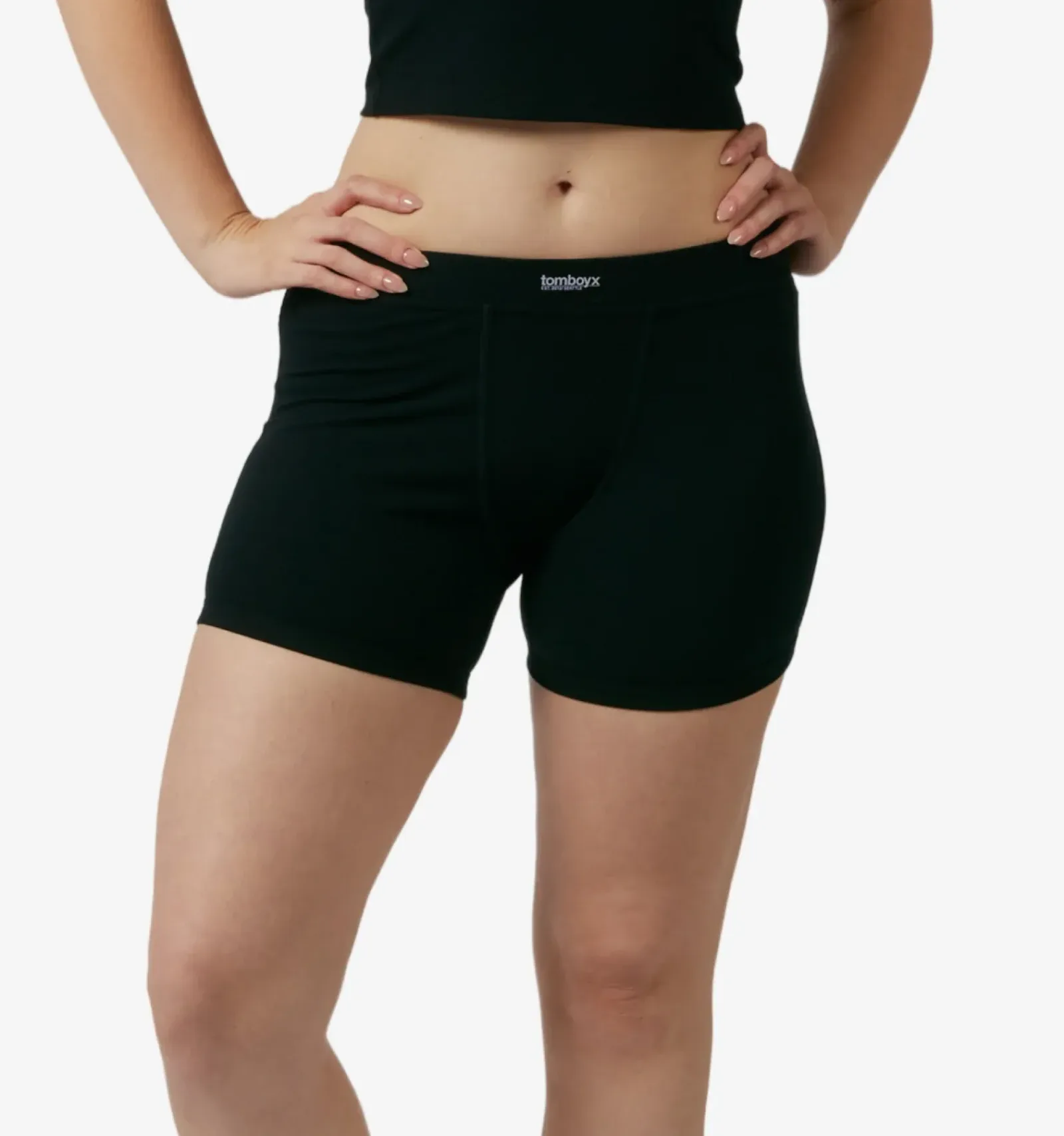 Bamboo Rib 4.5" Trunks – Black