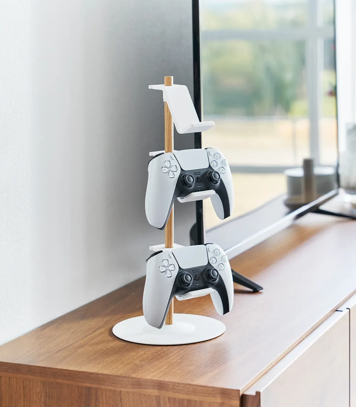 Controller Stand – Steel + Wood