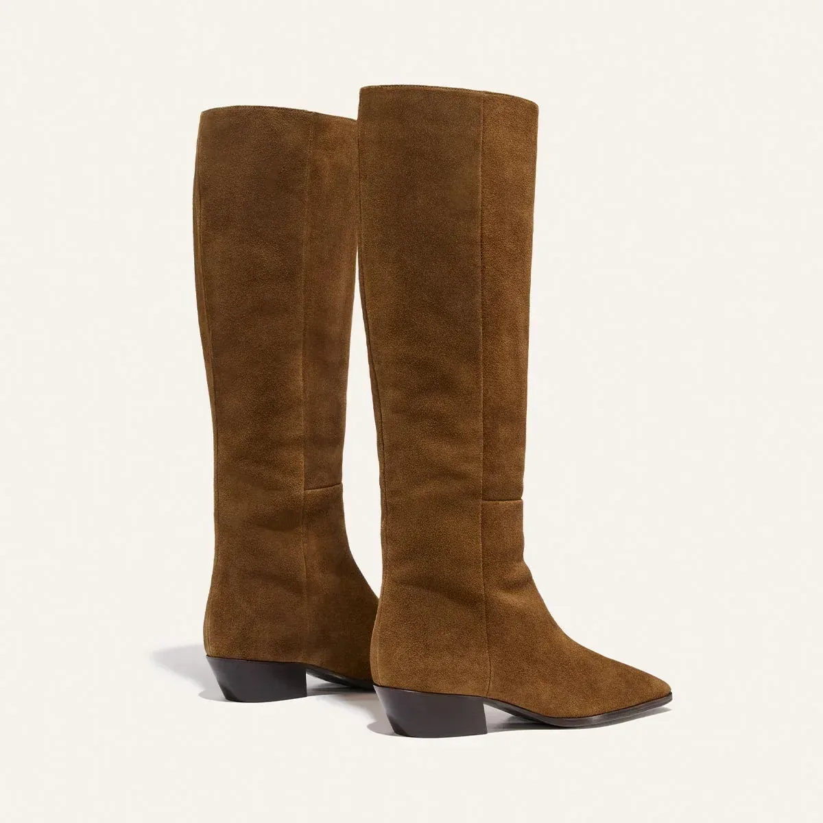 The Sierra Knee-High Boot – Cedar Suede