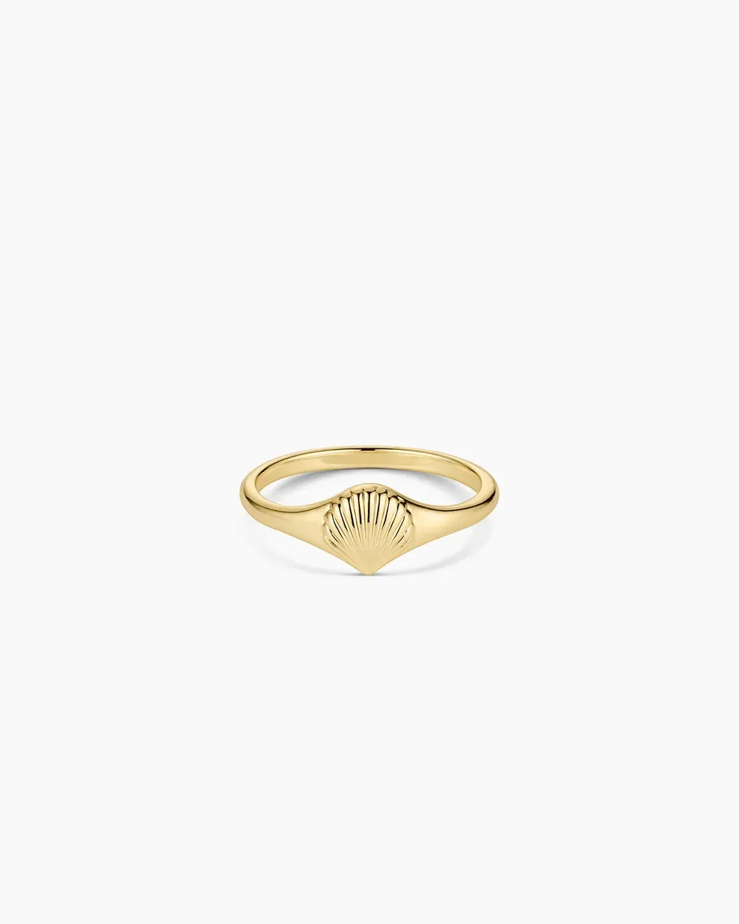 Scallop Mini Signet Ring