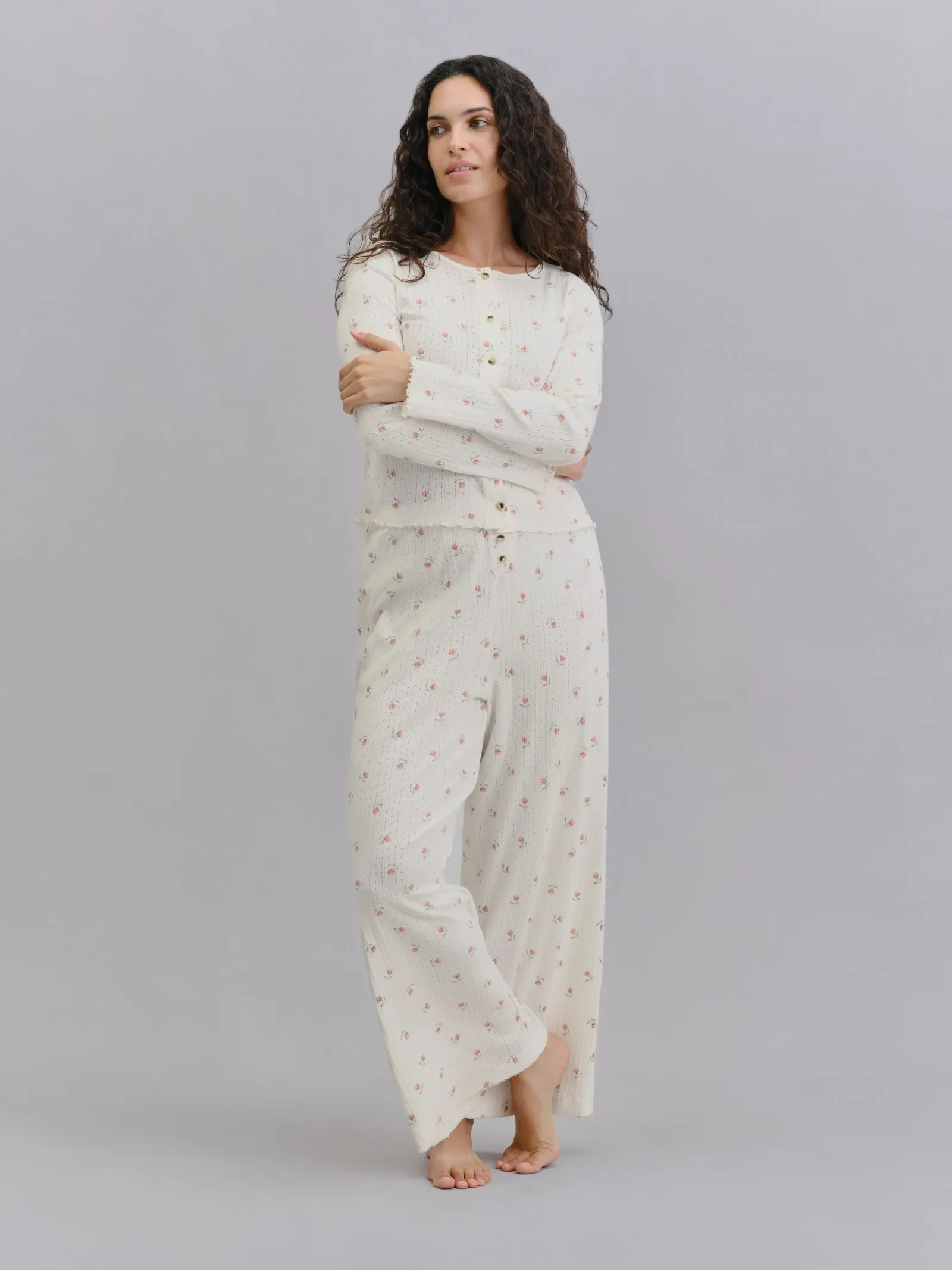 Posy Bud Pointelle Pants