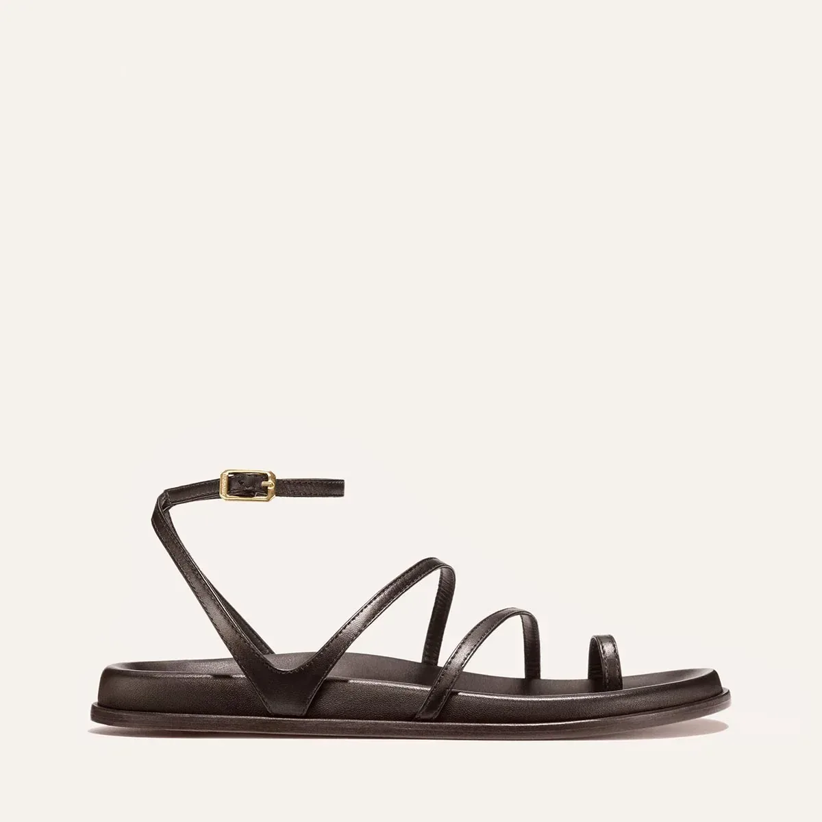 The Vesta Sandal – Espresso Nappa