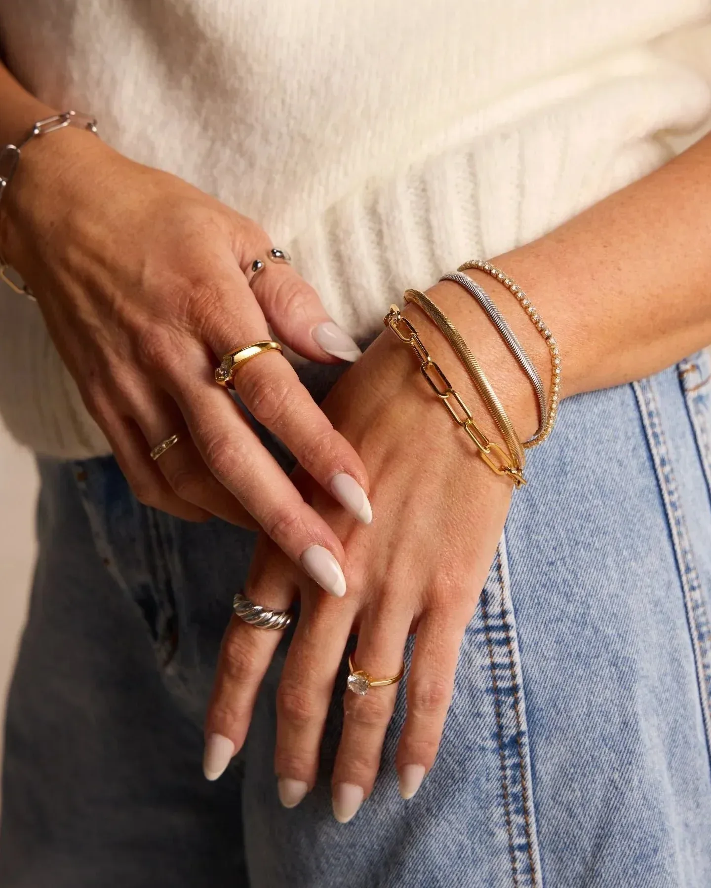 Paper Clip Chain Bracelet