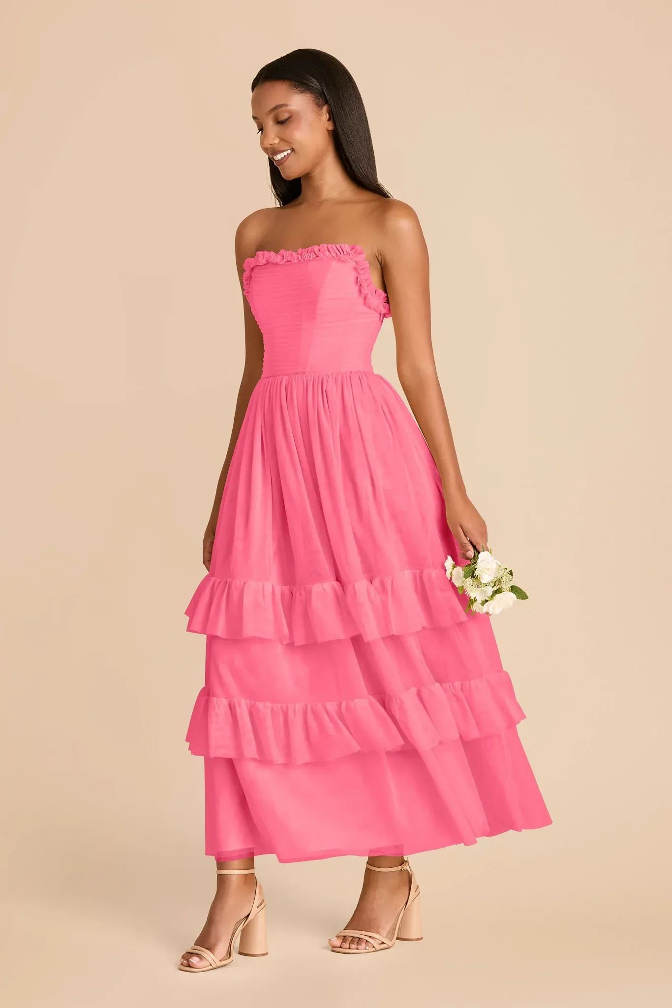 Cordelia Tulle Dress – Bon Bon Pink