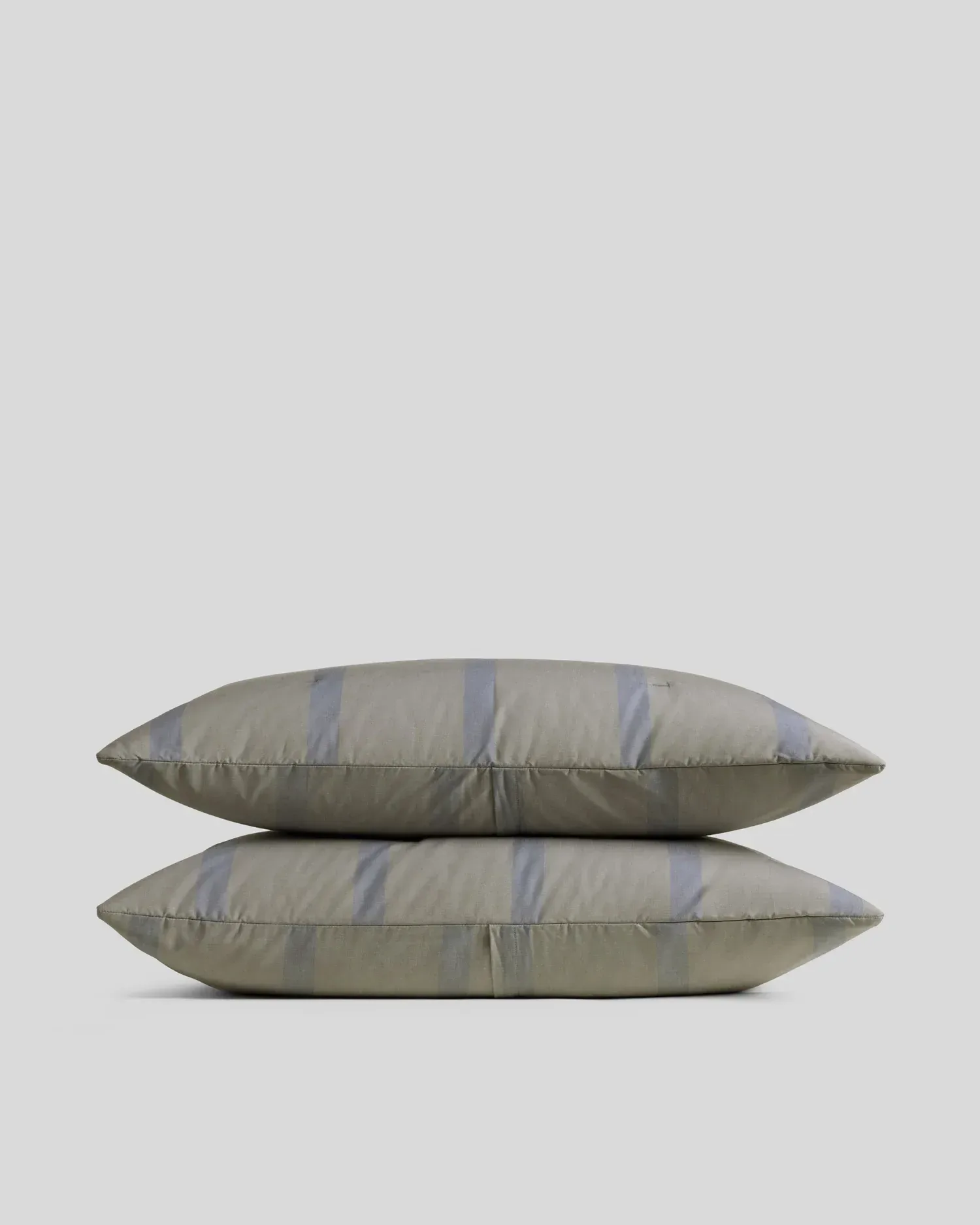 Field Stripe Sham Set (Moss Stripe)