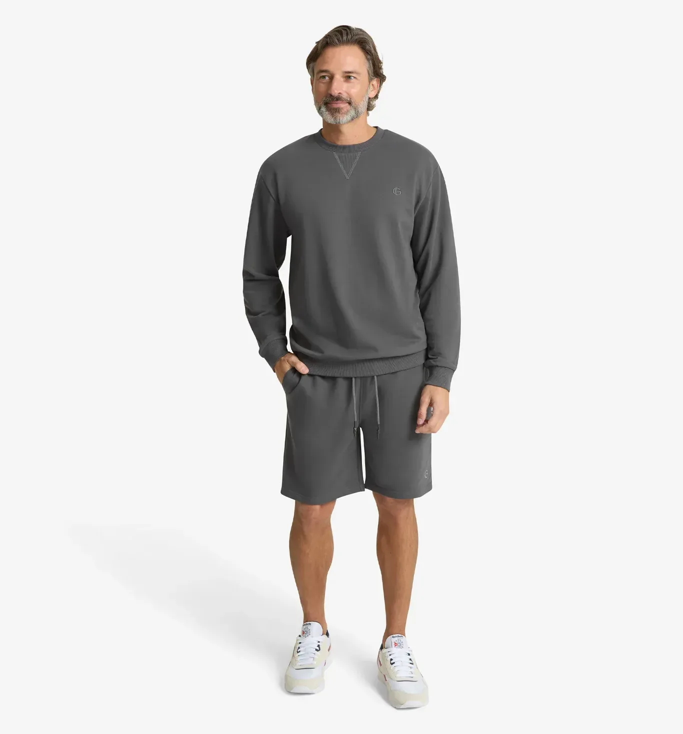 Lounge French Terry Crew Neck Sweatshirt