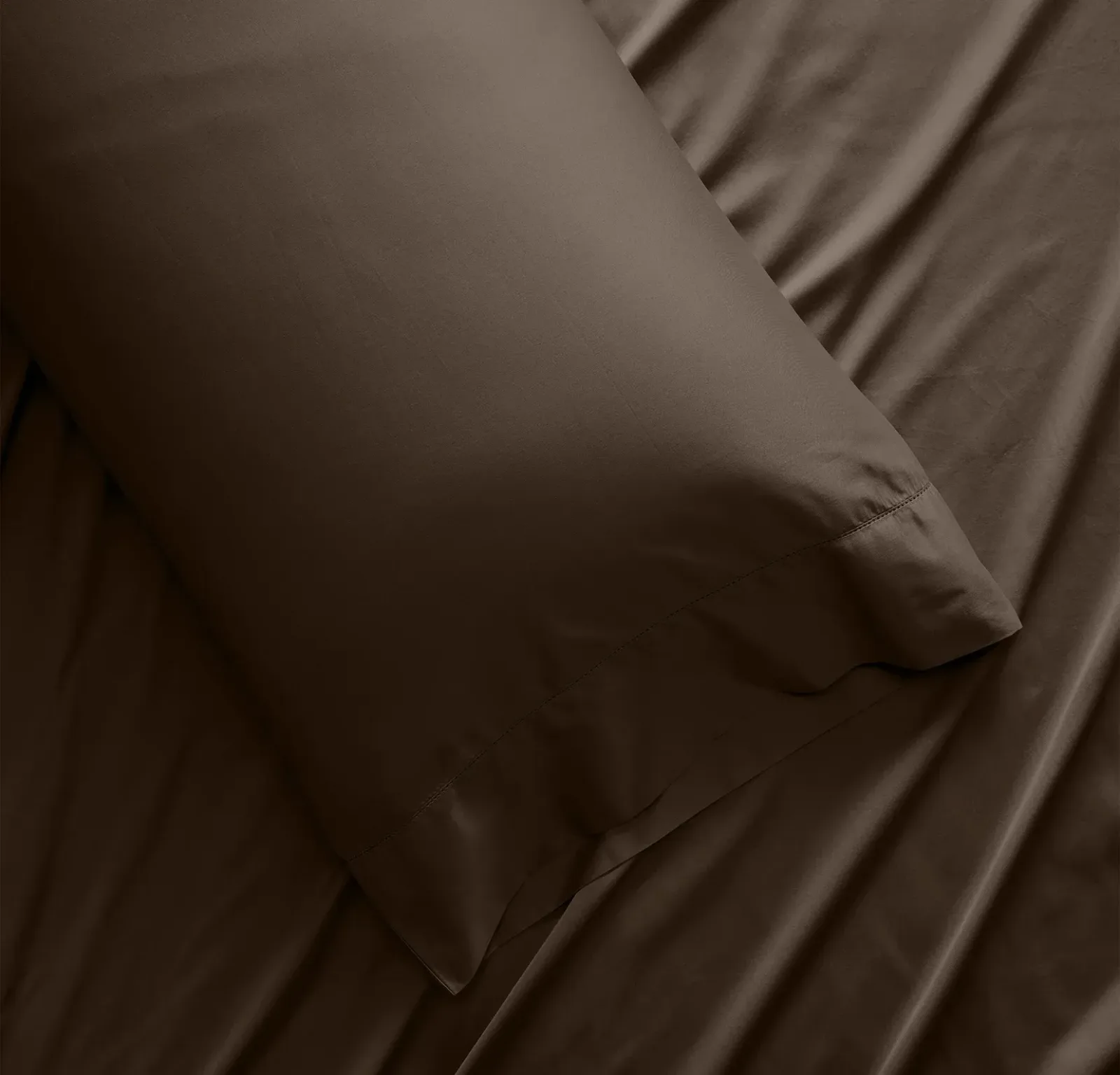 Summit Supima Pillowcase Set – Deep Walnut