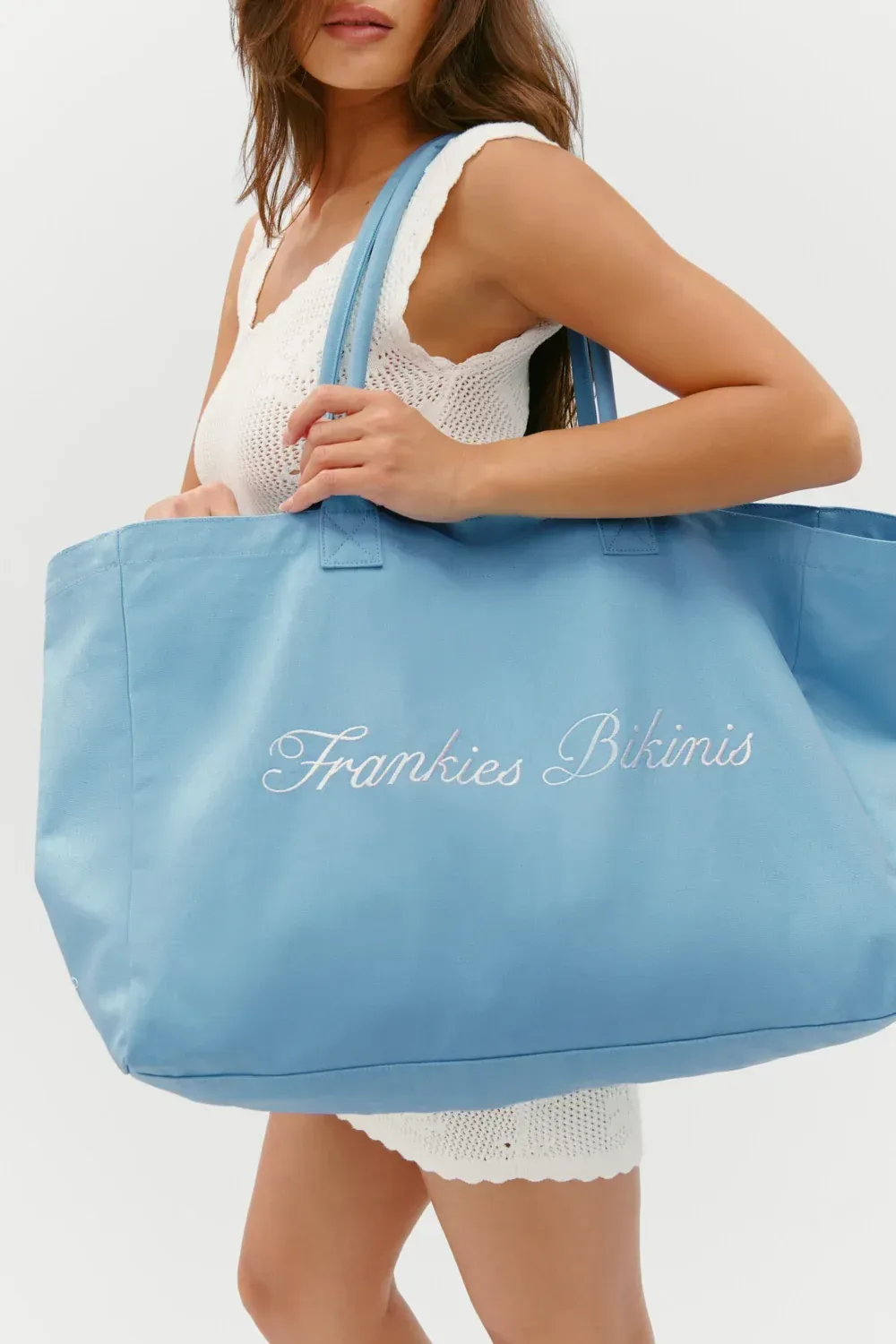 Oversized Canvas Tote Bag – Seaside