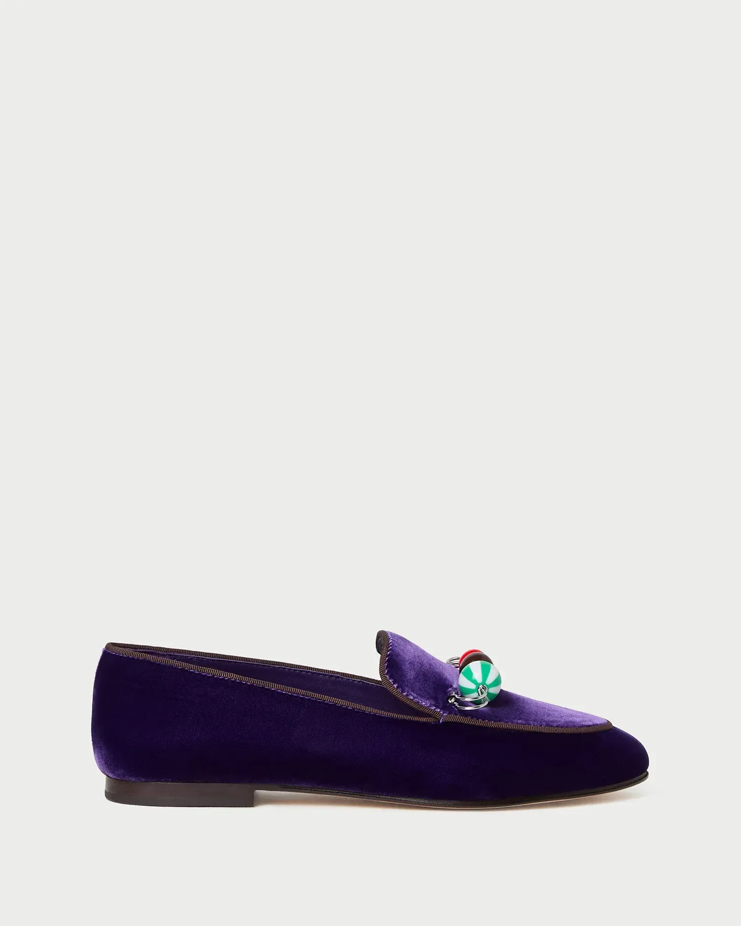 Vale Jewel Velvet Loafer