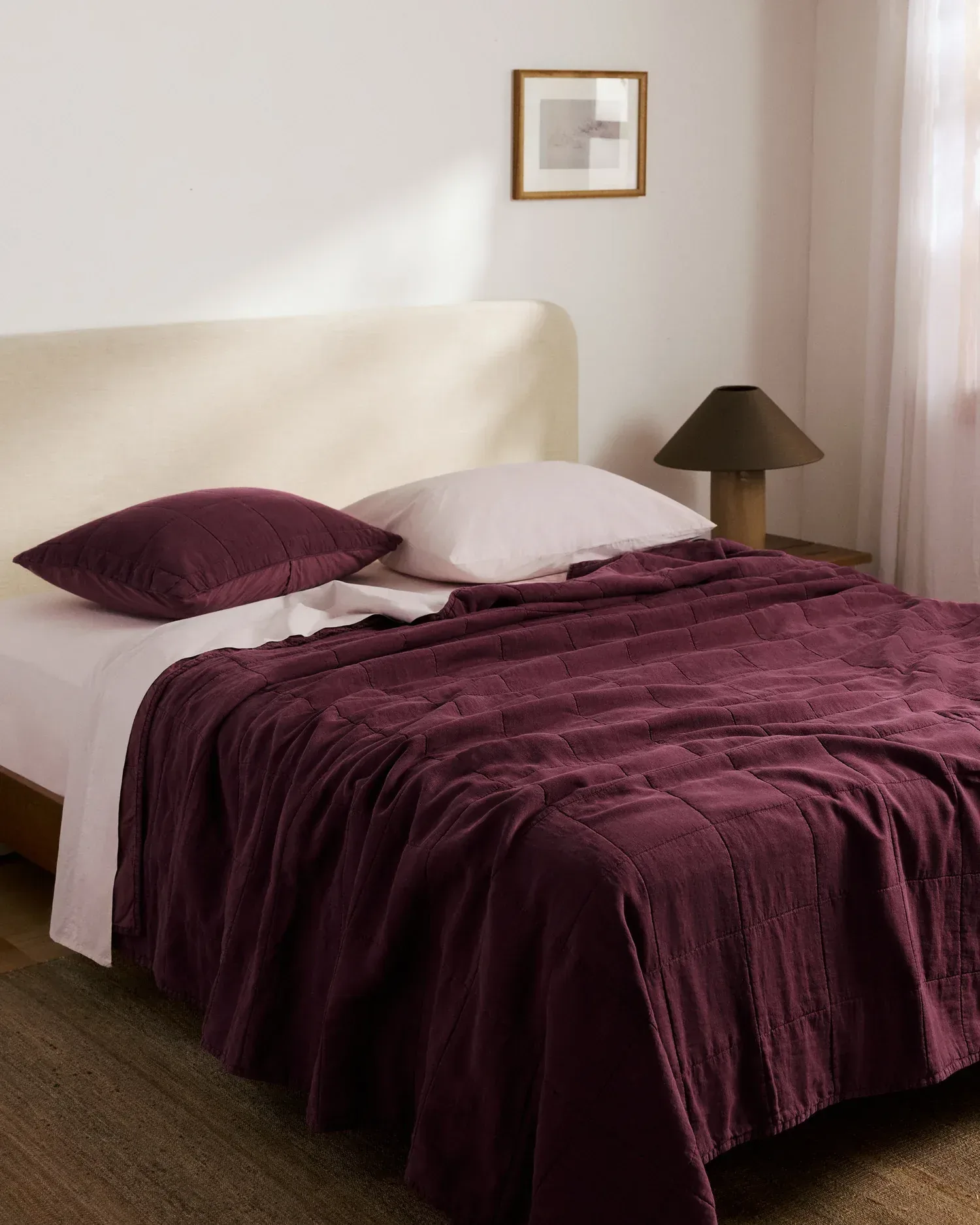 Linen Box Quilt (Garnet)