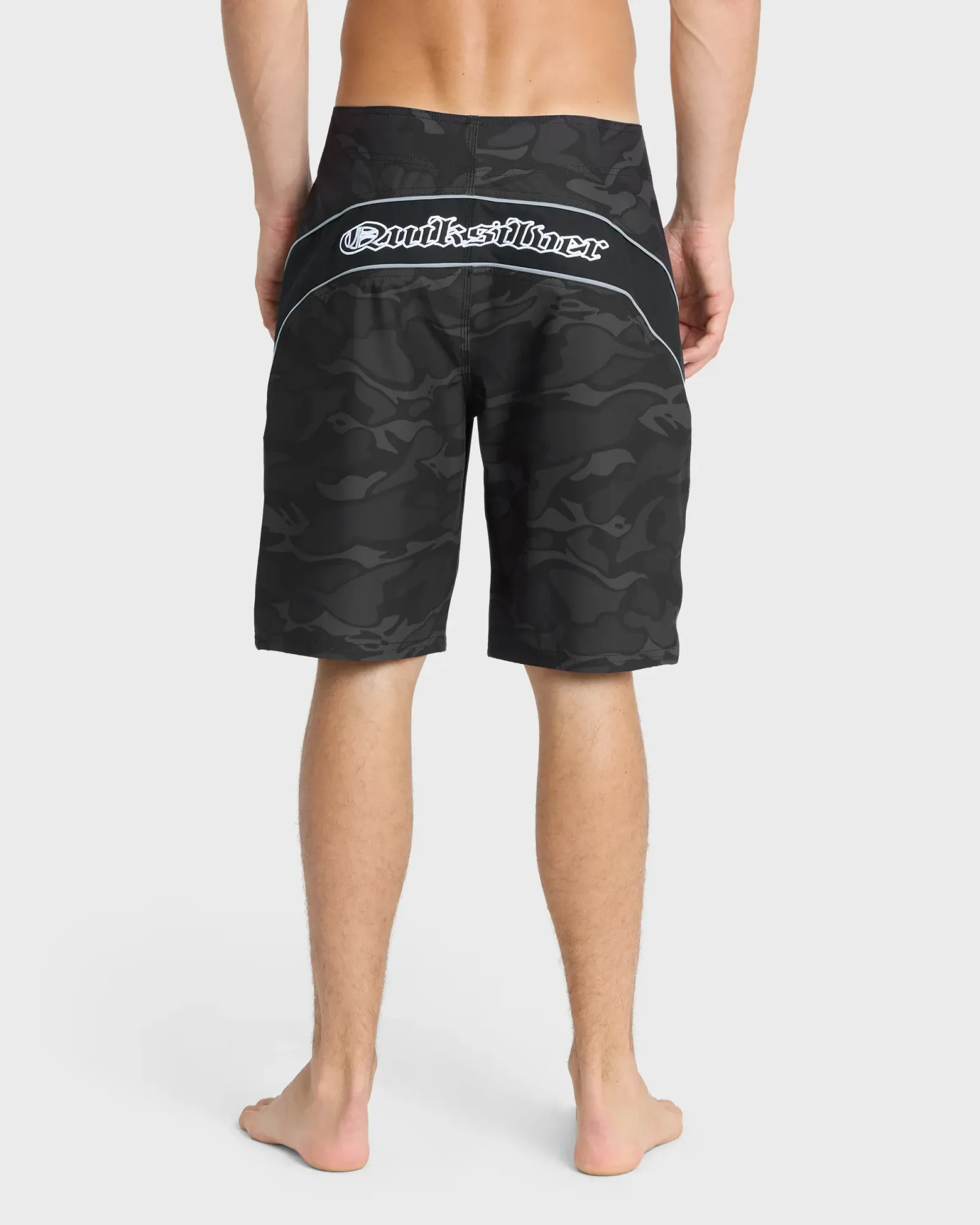 Mercury Gravity Print 21" Boardshorts – Anthracite