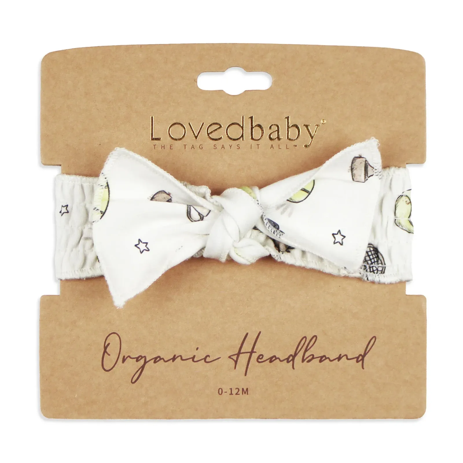 Little Ace – Organic Smocked Tie Headband