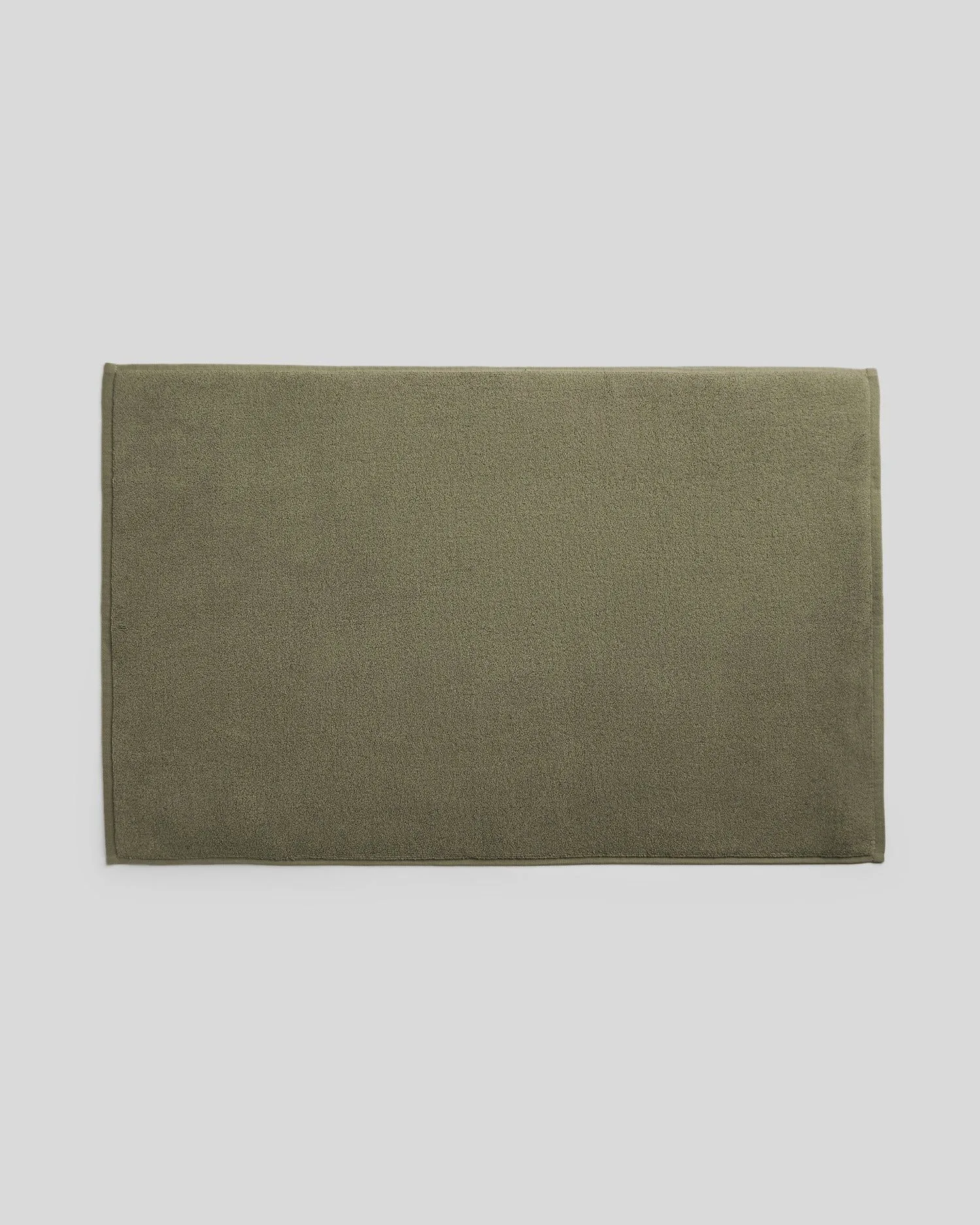 Classic Turkish Cotton Tub Mat (Thyme)