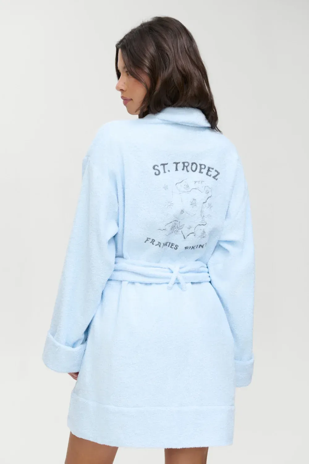 Poolside Terry Robe – French Riviera