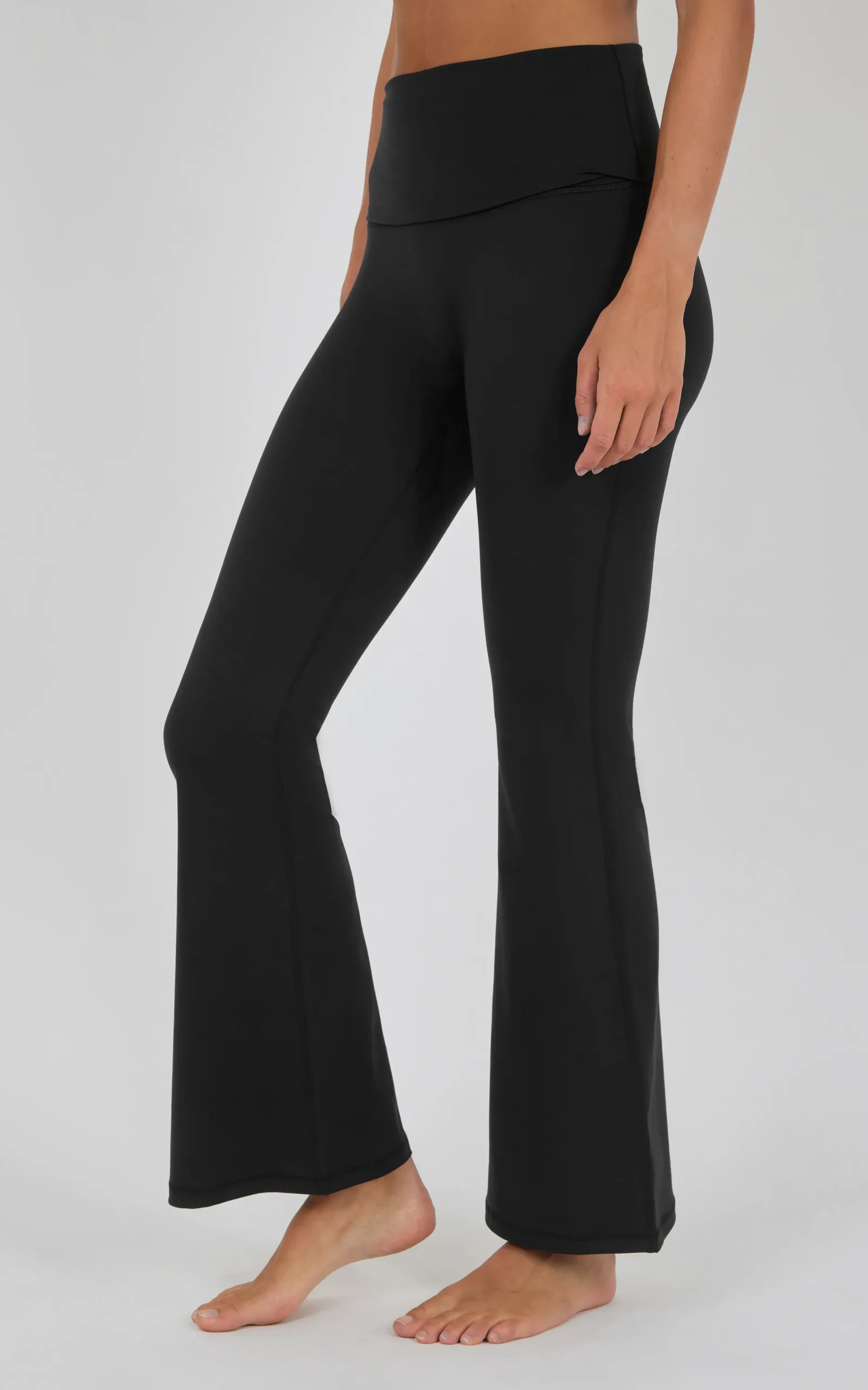 Lux Grayson Foldover Flared Leg Pant