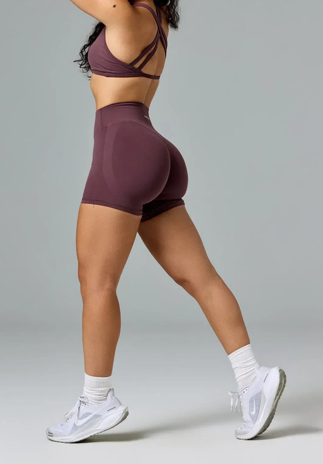 FormLux™ LiftTech™ Mid-Rise Short Cherry Cola
