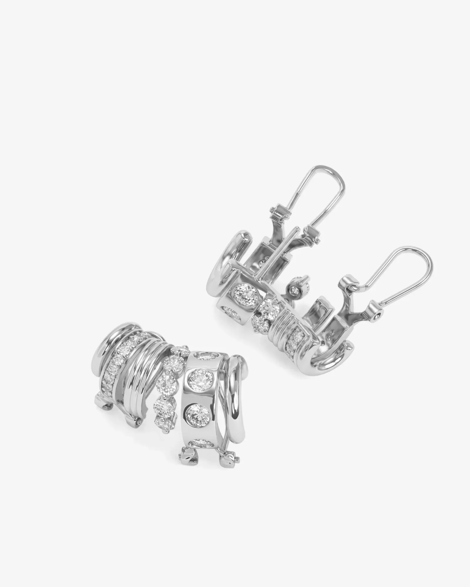 Ashley Venice Ear Crawler – Silver|White Diamondettes