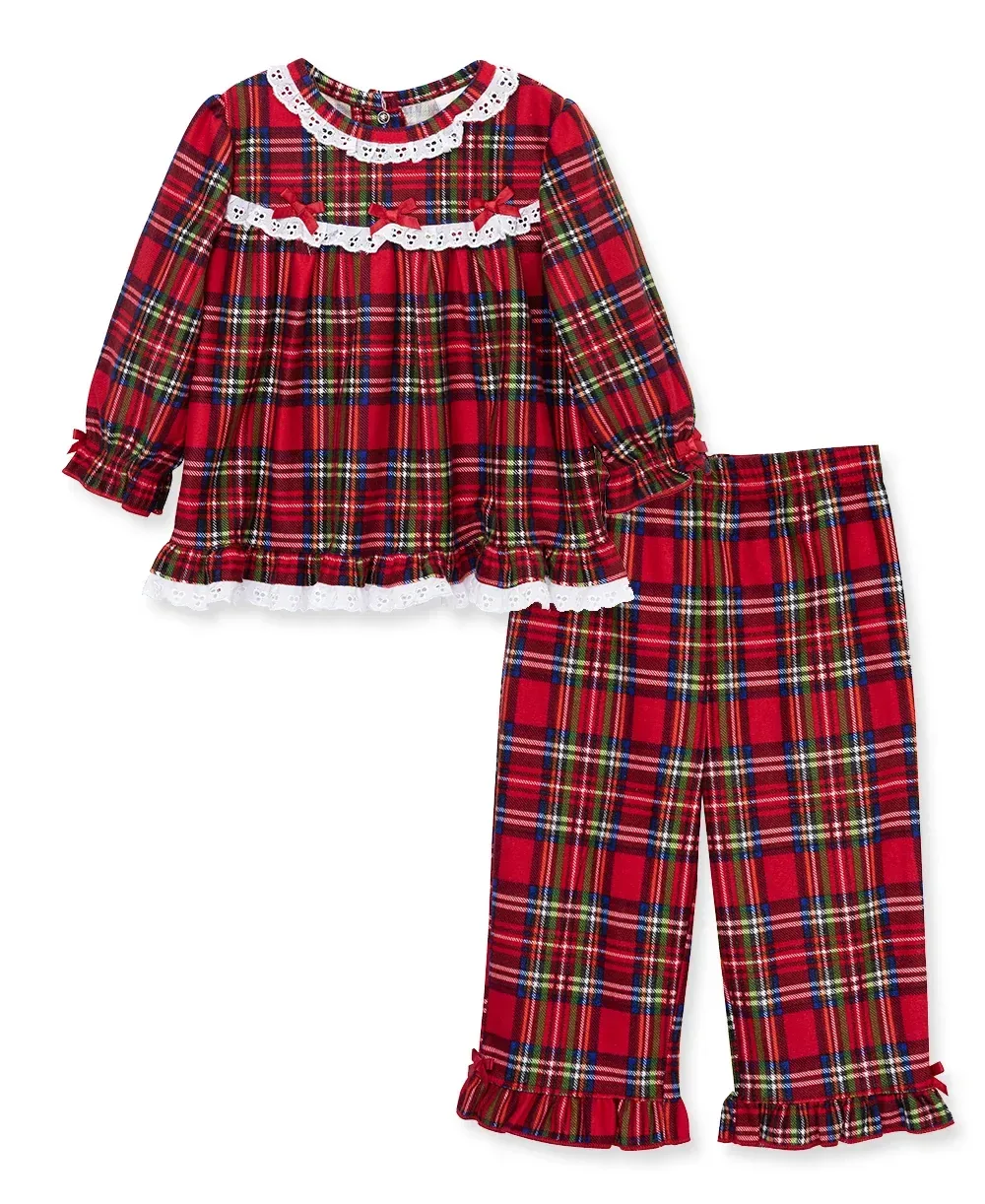 Plaid 2-Piece Pajama Set (5-6X)