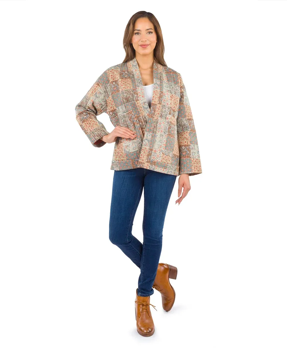 Long Kantha Jacket – Nordic Patchwork