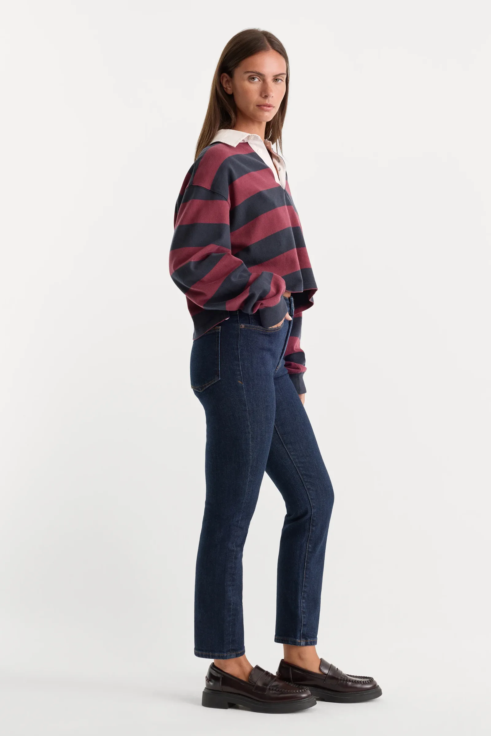 GOOD Petite Straight Jeans – INDIGO1153