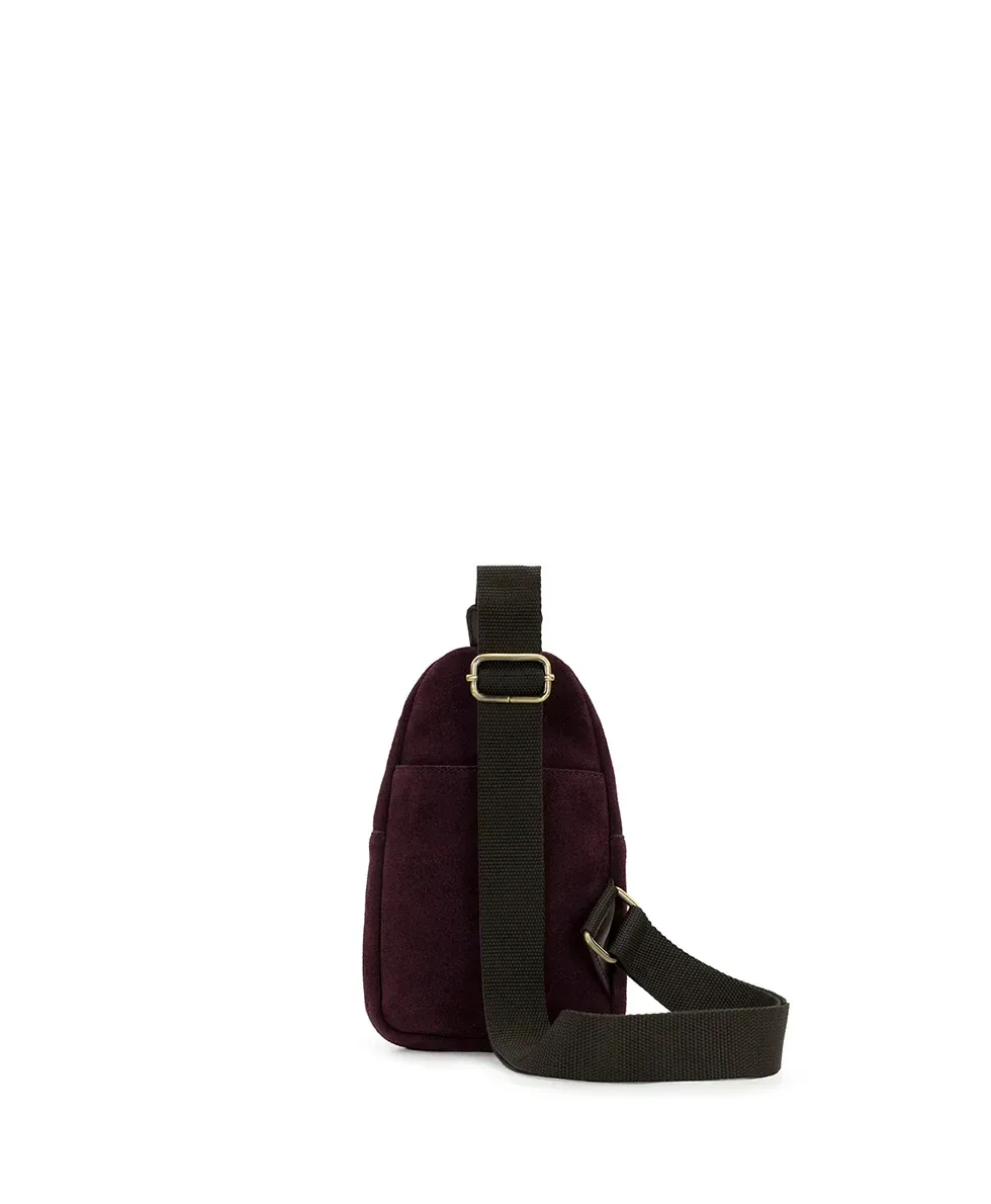 Louetta Sling – Suede Leather – Plum