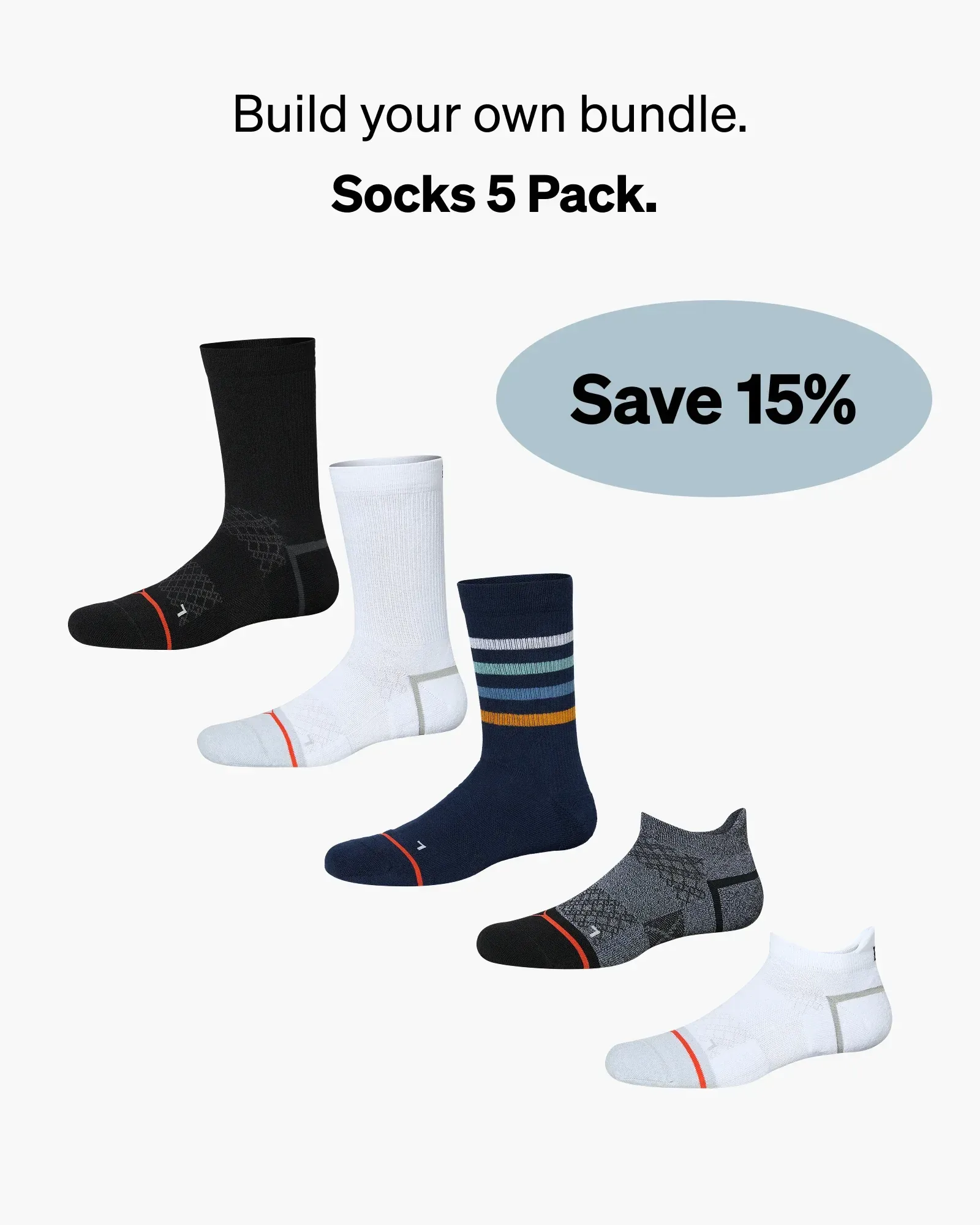 Build Your Own Socks (5 Pack)