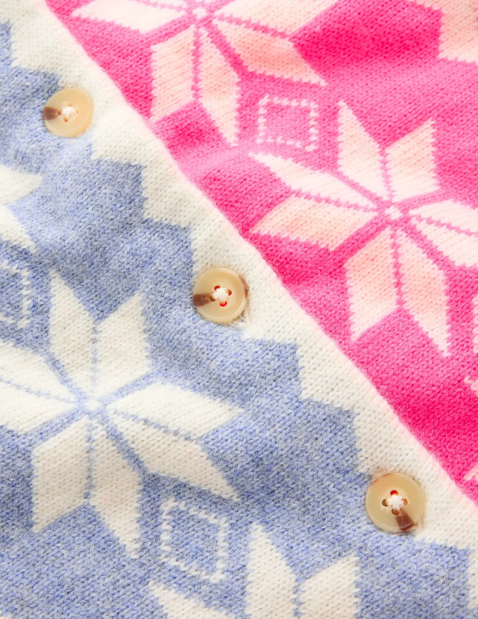 Edie Fair Isle Cardigan-Multi all over fair isle