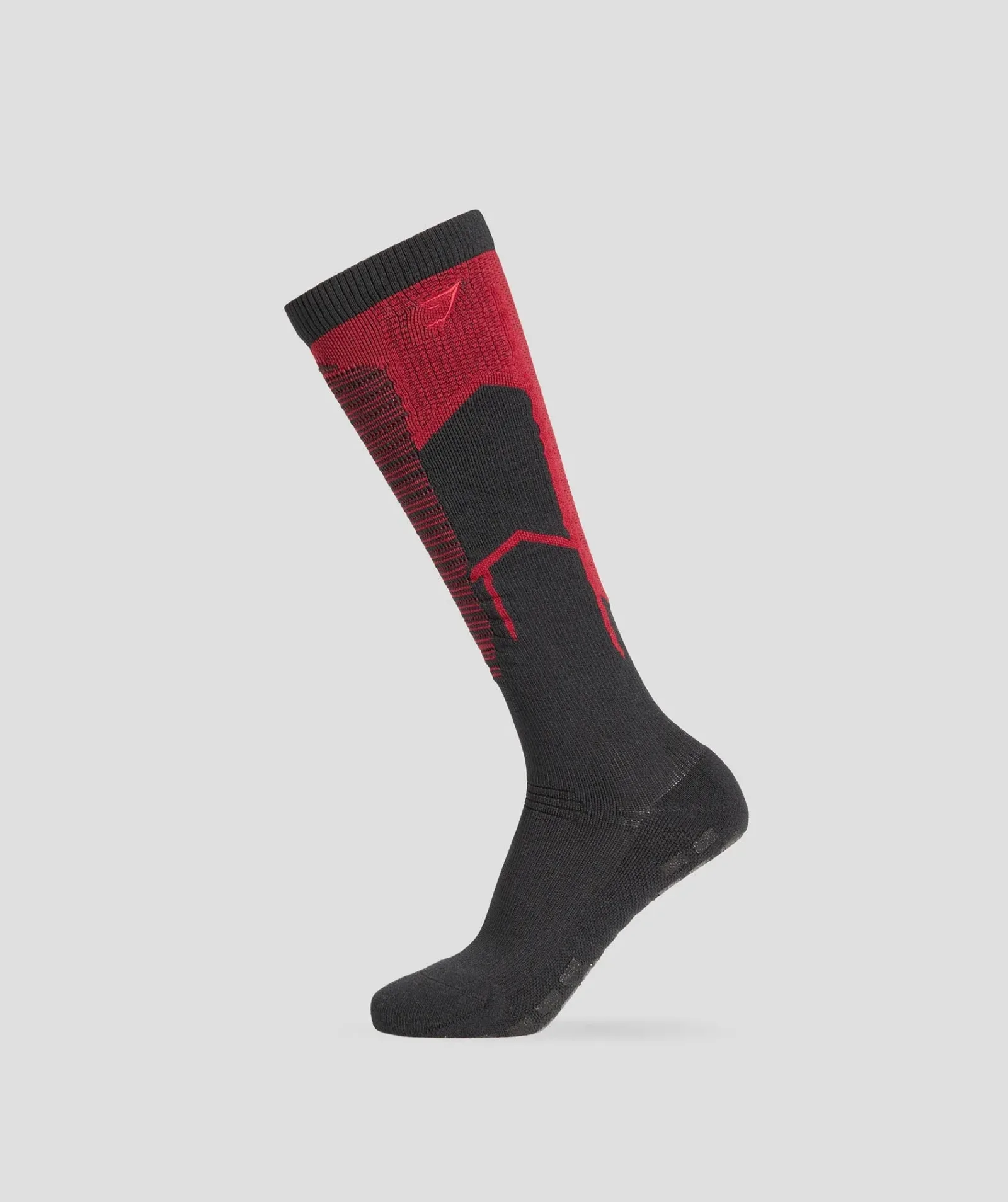 Gymshark Lifting Socks – Black/Carmine Red