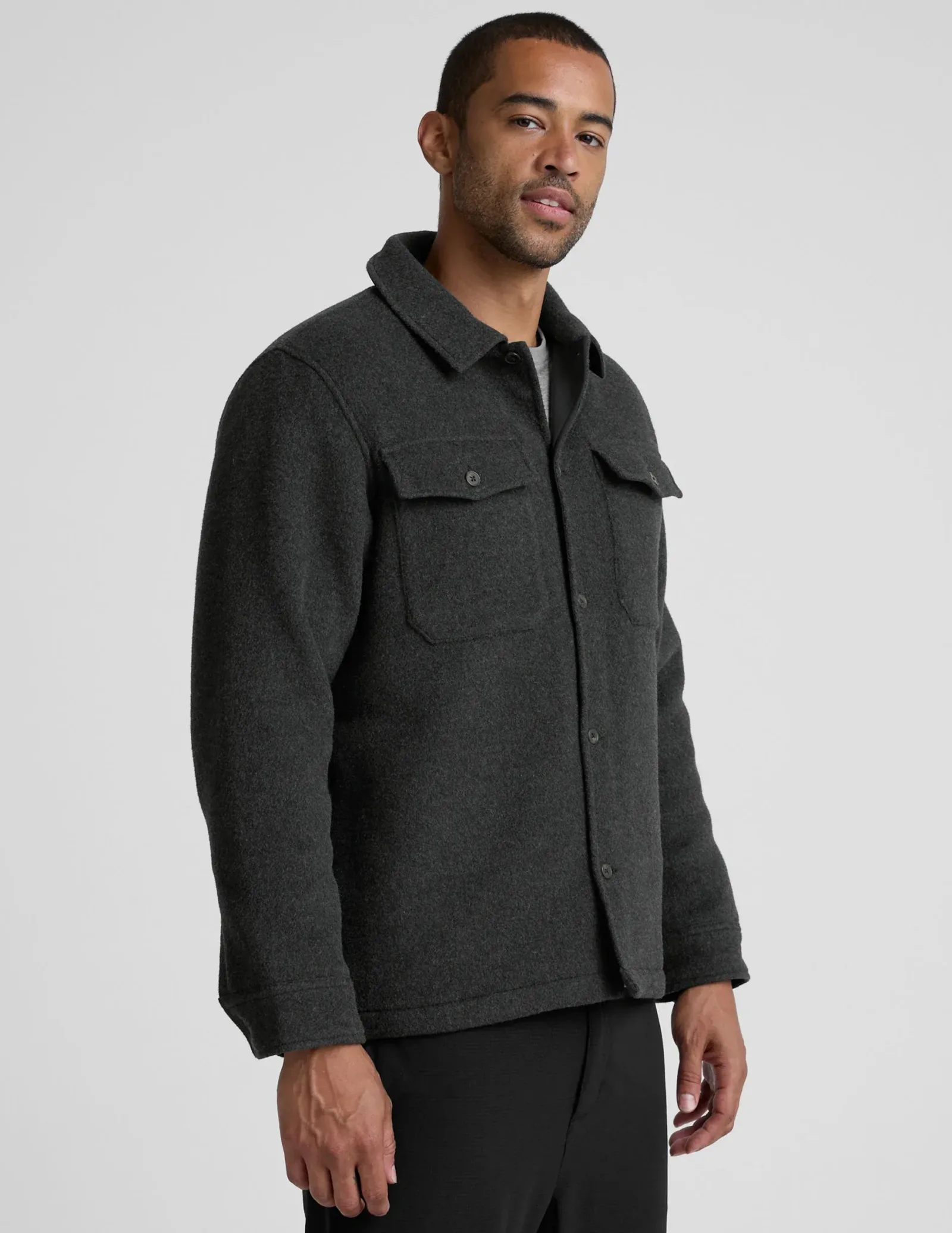 Infinite Wool Men's Shirt Jacket