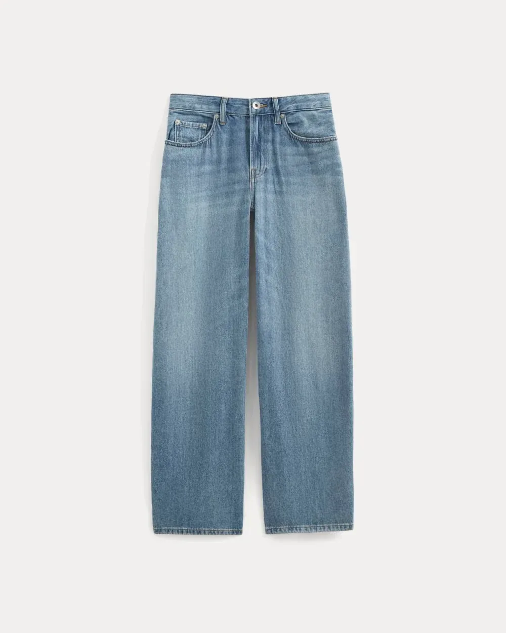 Loose Curve Jean – Tungsten Bright