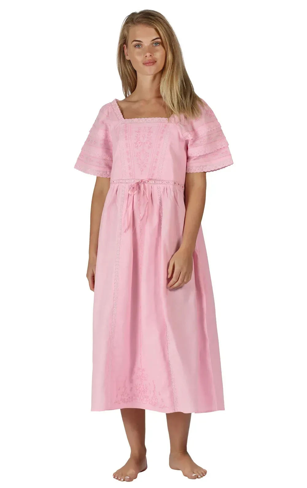 The 1 For U – Amanda Short Sleeve Cotton Nightgown