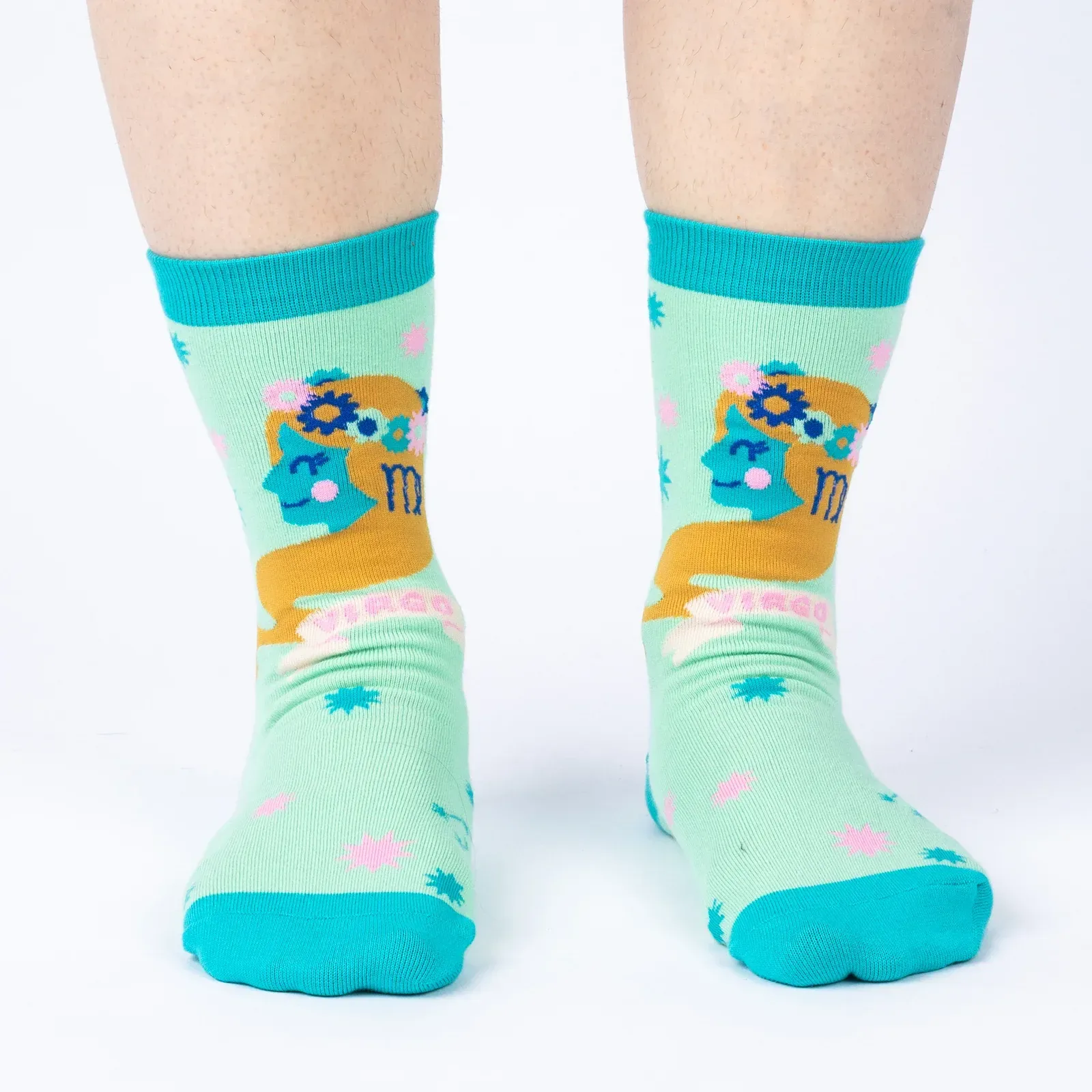 Virgo Greeting Card with Socks