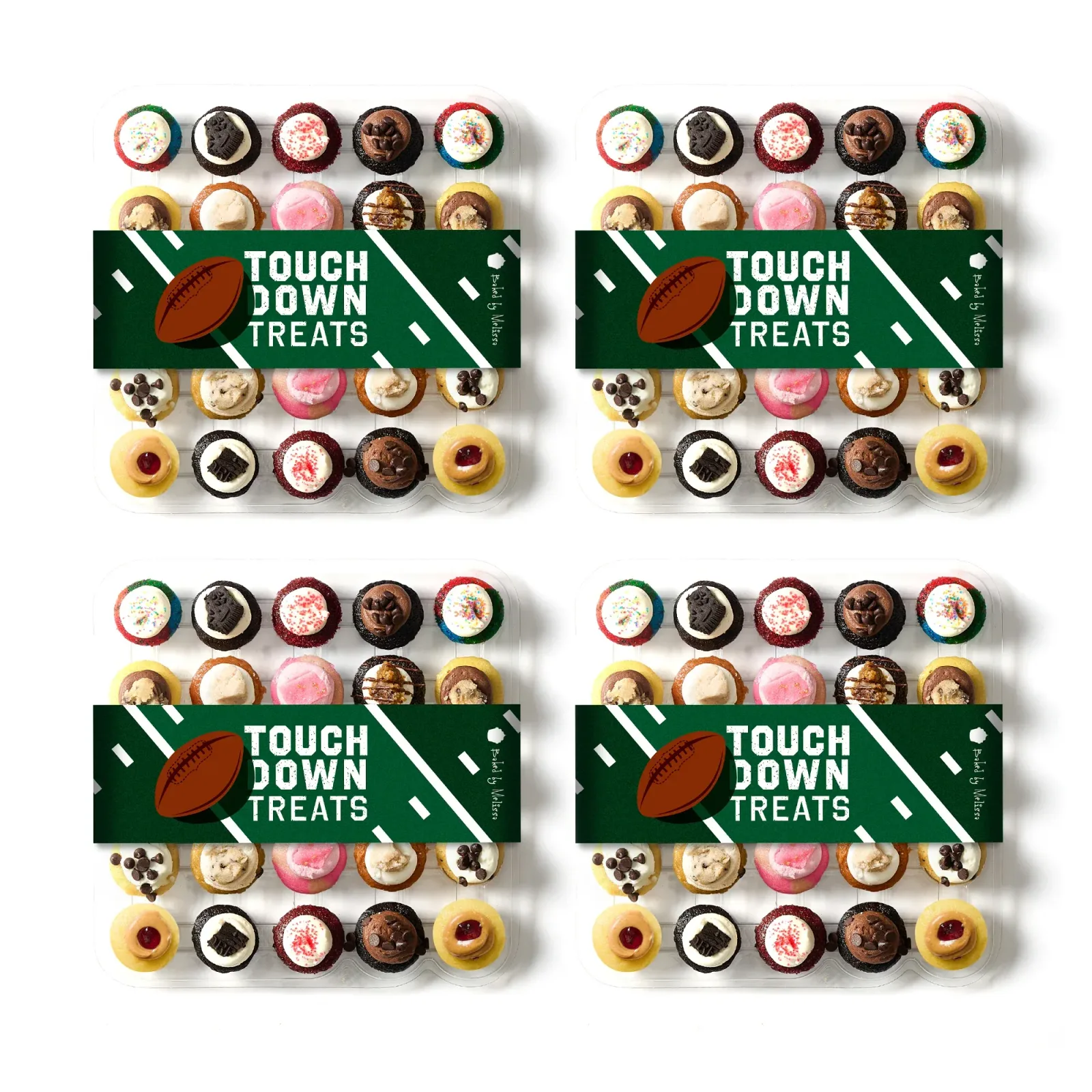 Football Cupcakes 100-Pack