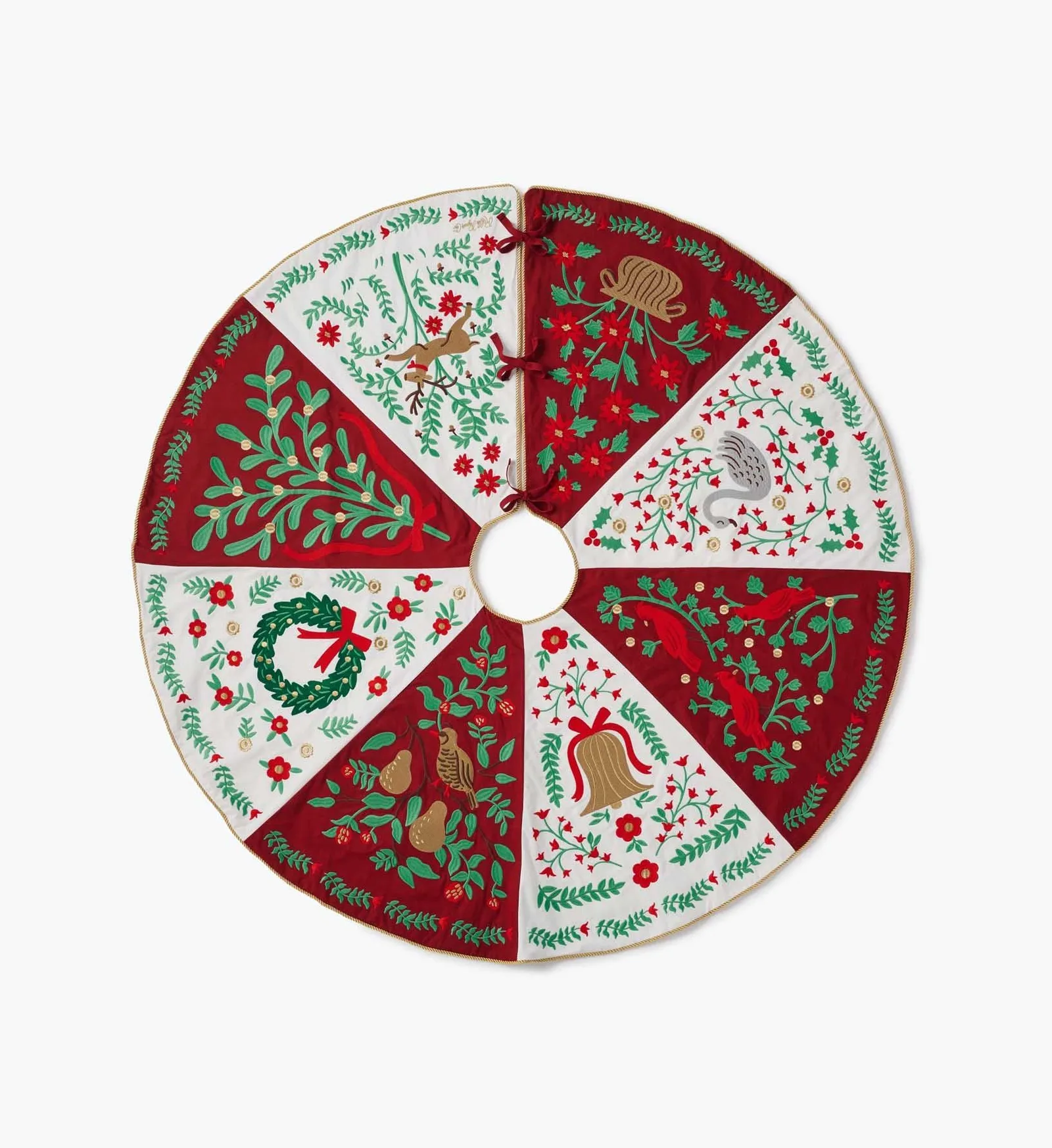 Embroidered Tree Skirt – Christmastide