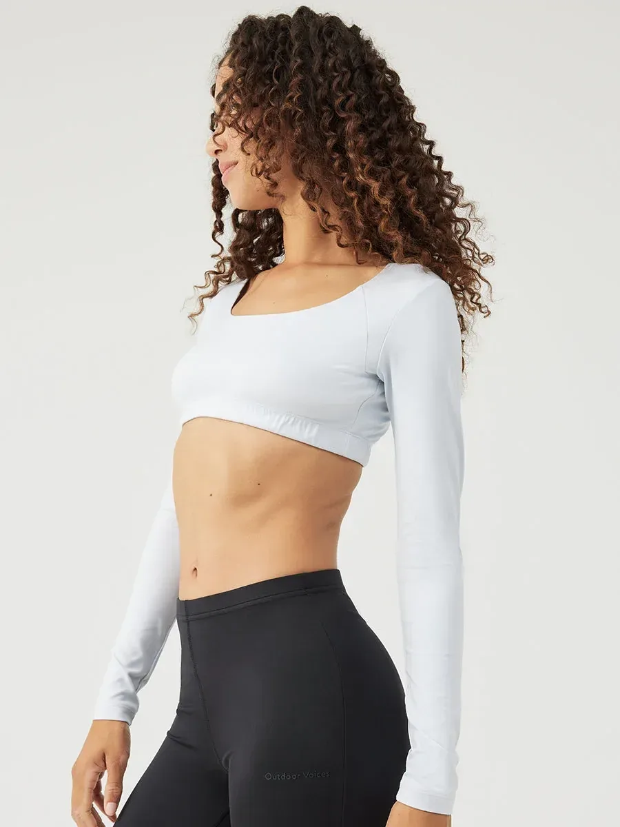 Sculpt Longsleeve Crop Top