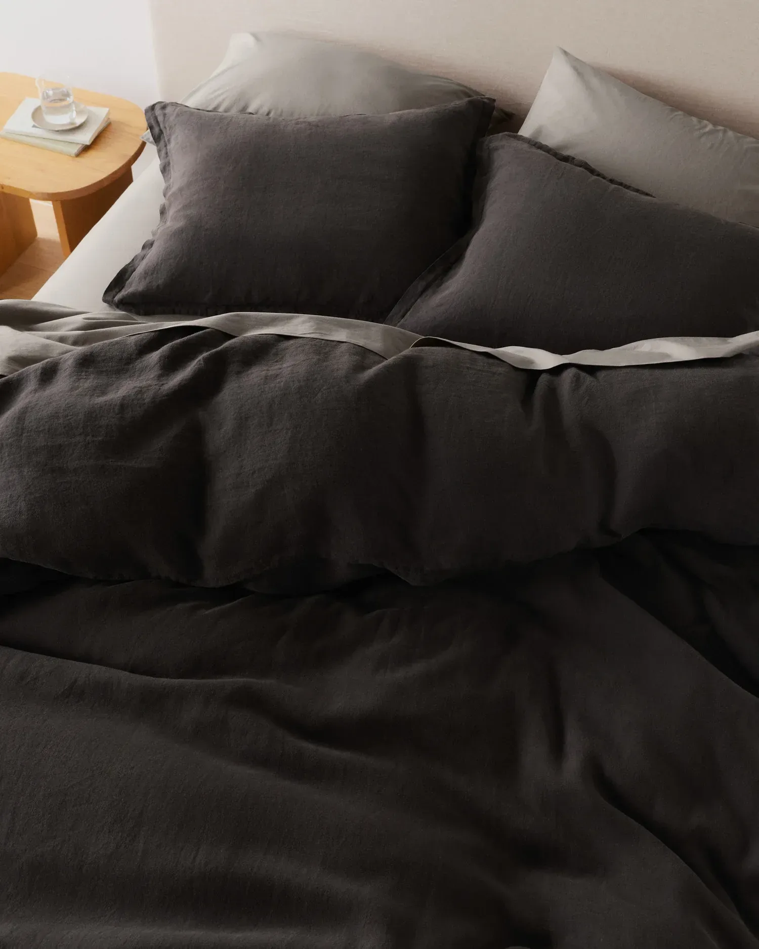 Linen Duvet Cover (Onyx)