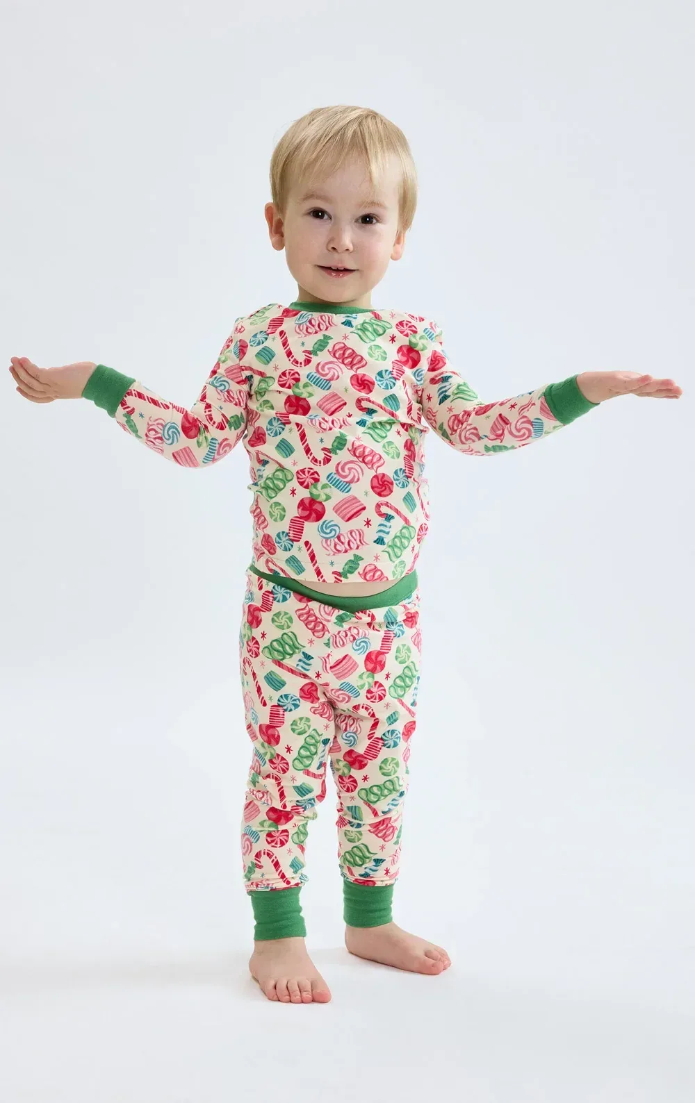 Ribbon Candy Toddler Pajamas