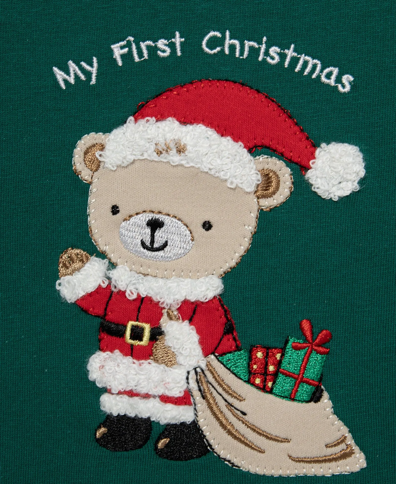 Santa Bear Jogger Set (3M-12M)