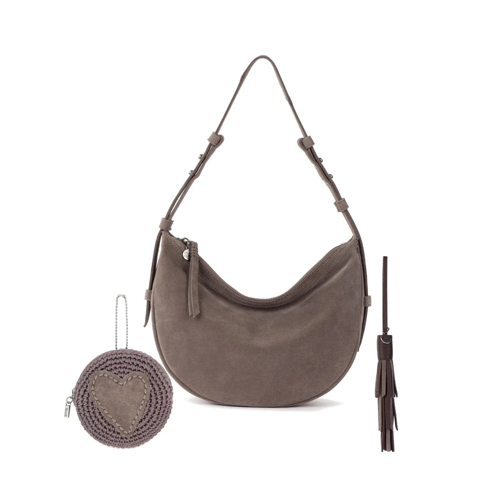 Tess Shoulder Bag and Circle Coin Pouch 3 Piece Set