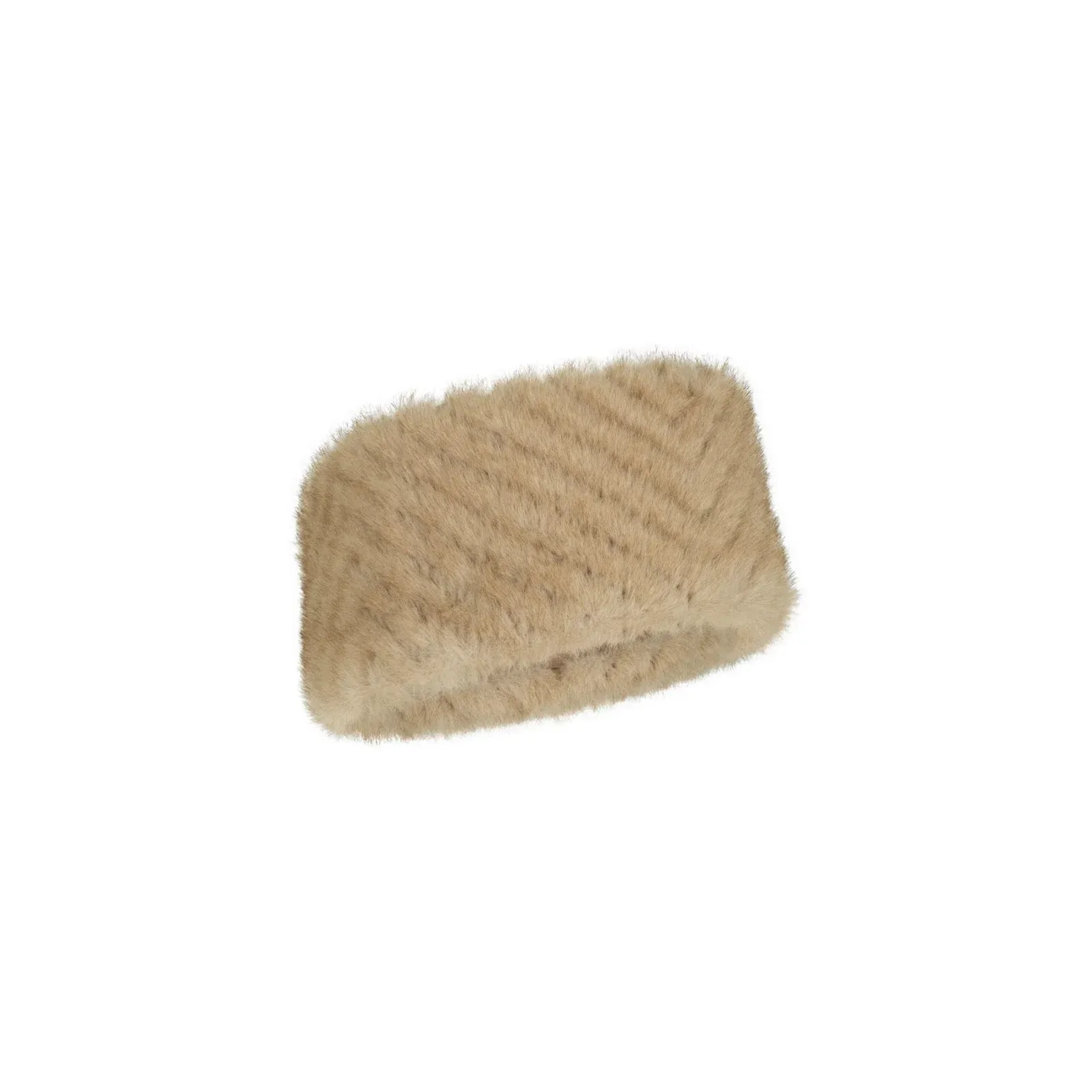 Chevron Beanie Band – Cappuccino