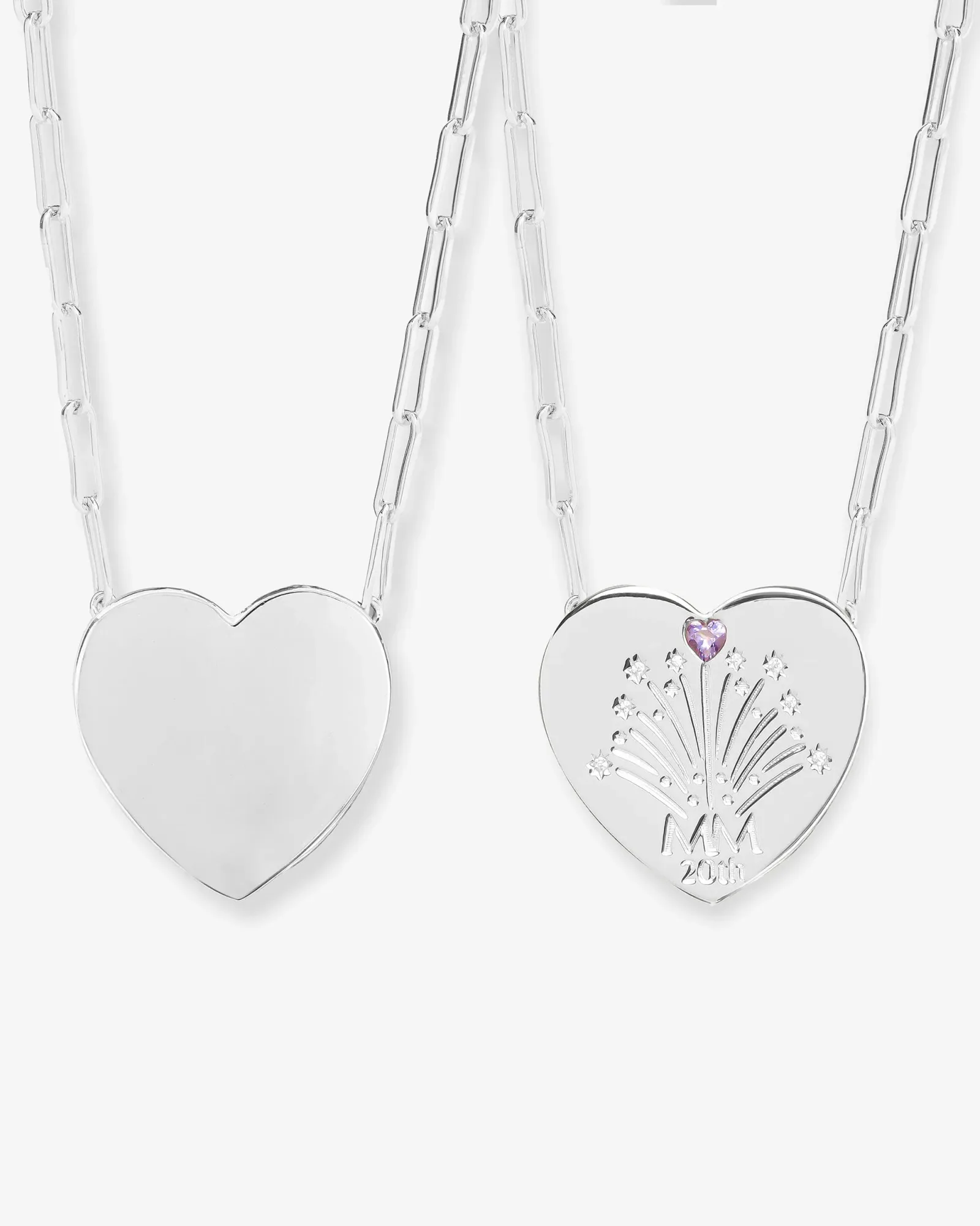 The Limited Edition 20th Anniversary Necklace – Silver|White Diamondettes