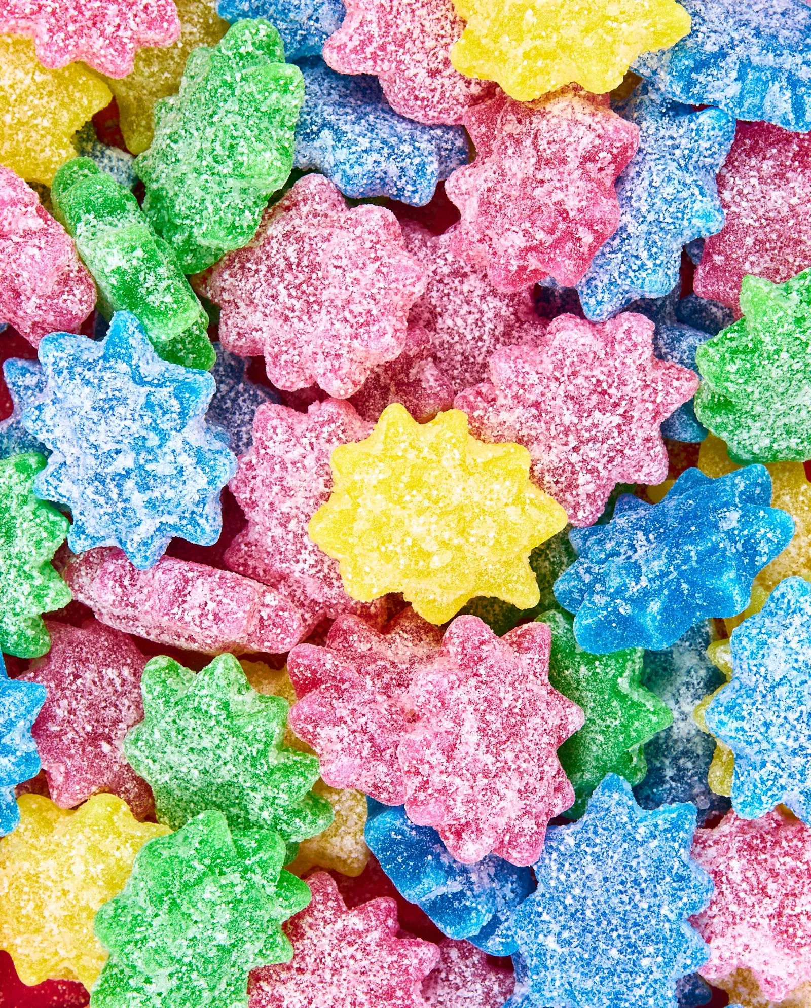 Sour Fruity Gummy Bursts Bulk Bag