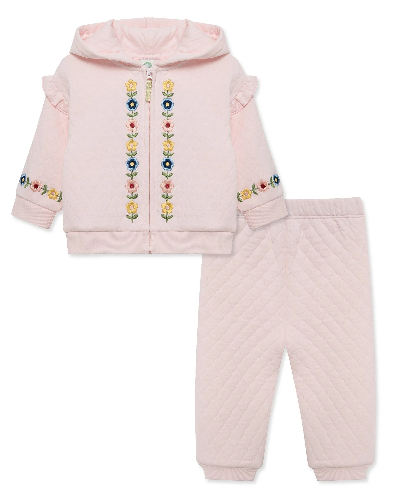 Embroidered Hoodie Set (12M-24M)
